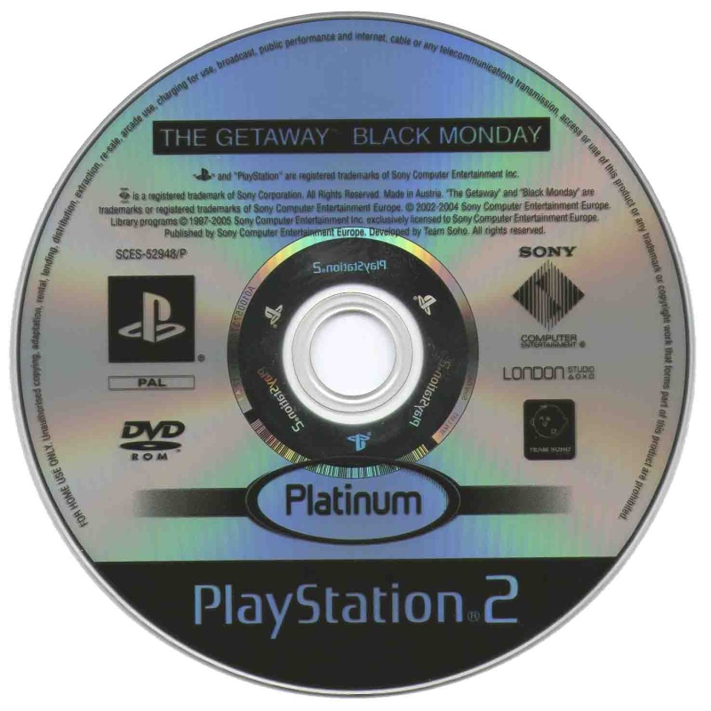 The Getaway - Black Monday PS2 cover