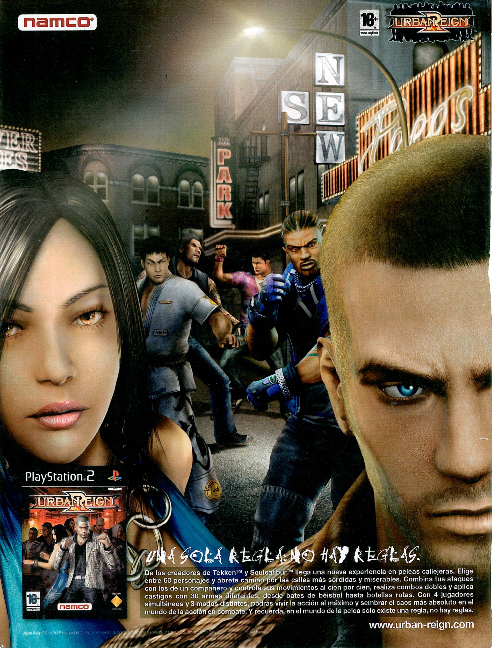 urban reign ps2 artwork