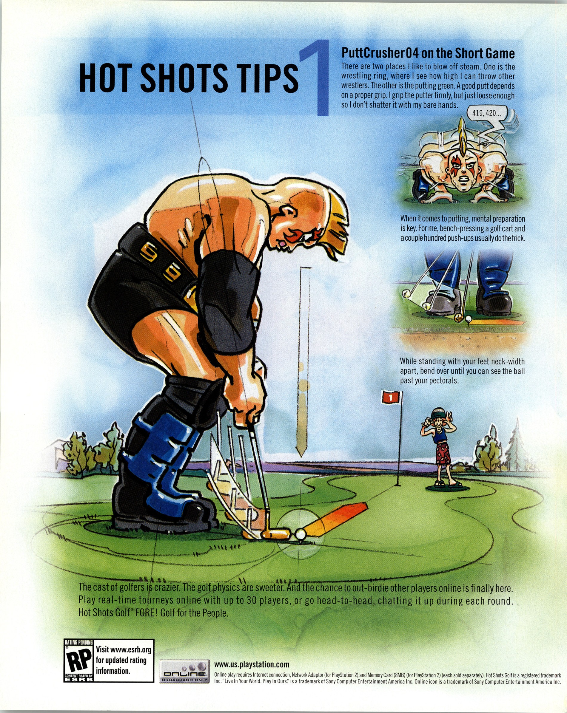 hot shots golf fore h and l
