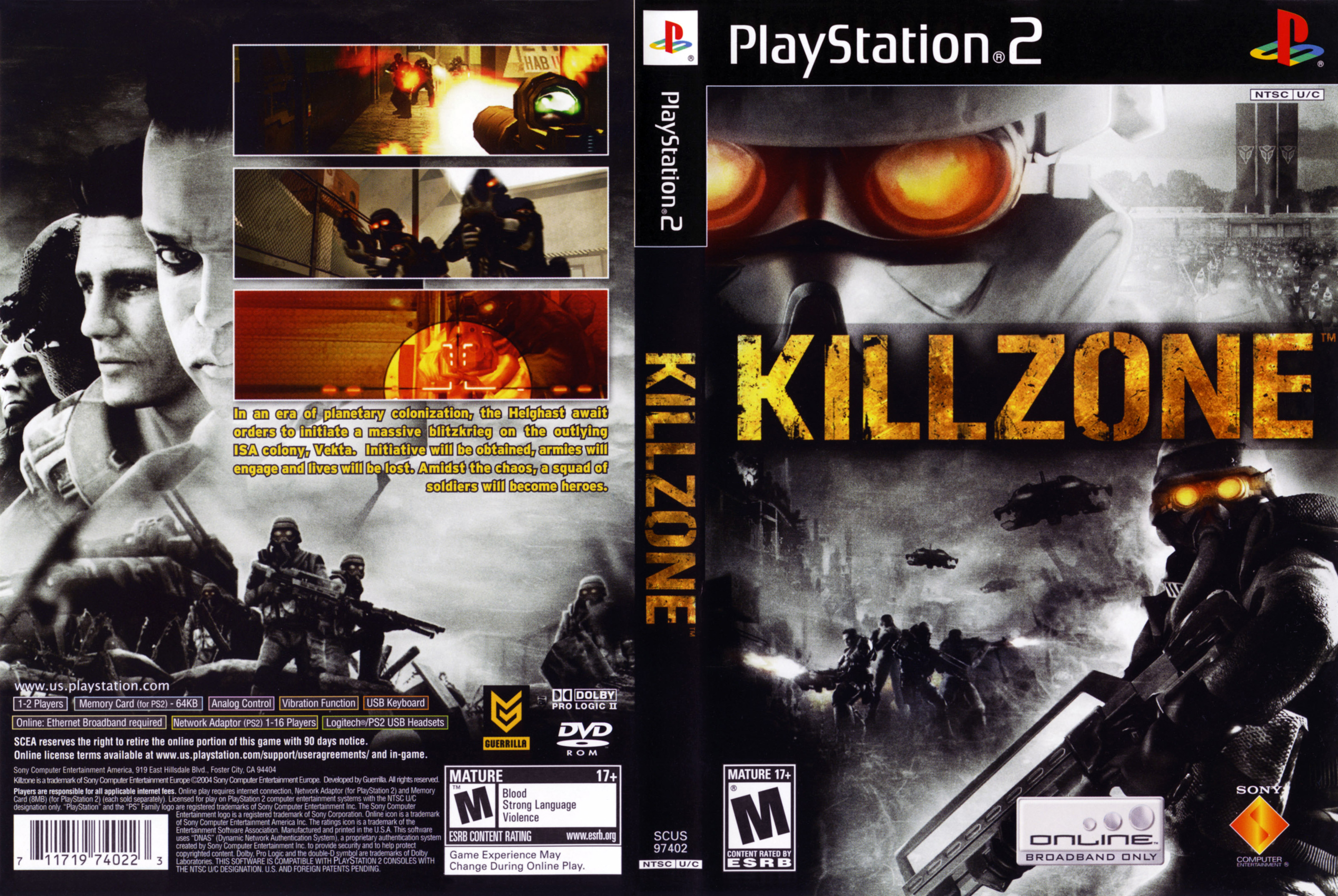 Killzone (PS2, b/o, minor. scratch, 100%) English - AliExpress