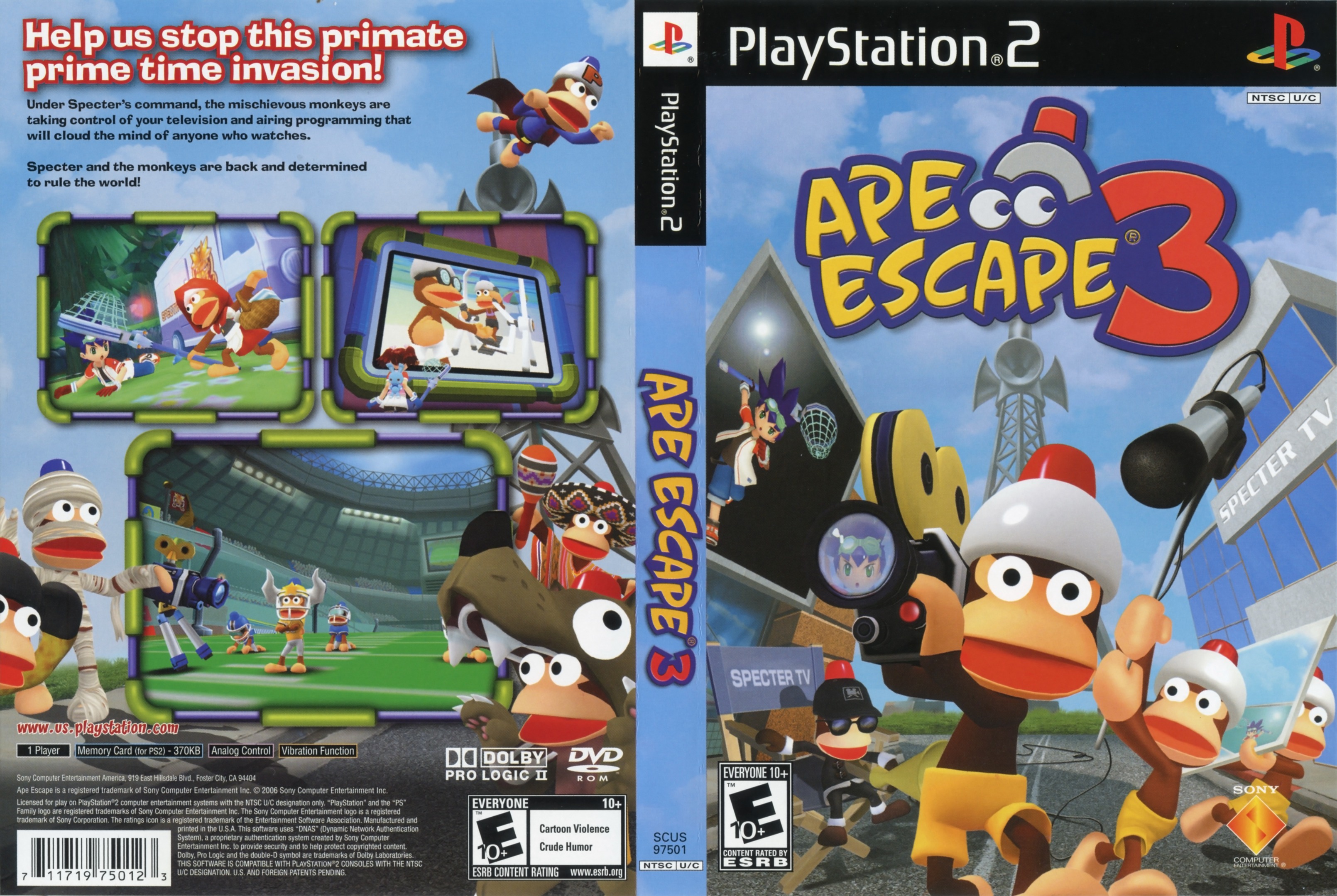 Jogo Ape Escape 3 - PS2 - MeuGameUsado