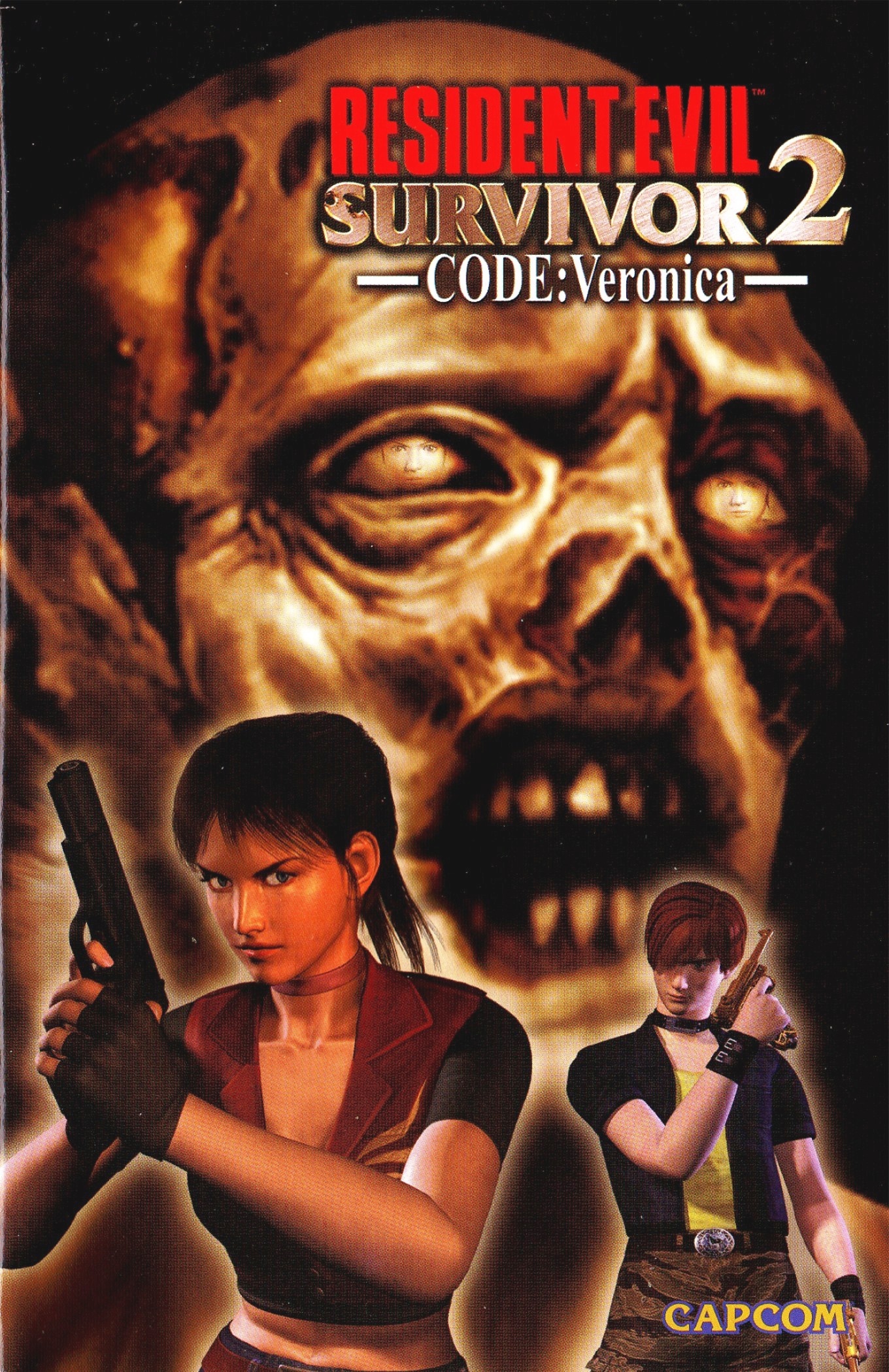 Resident Evil Code: Veronica X Pôster/manual Ps2(patch