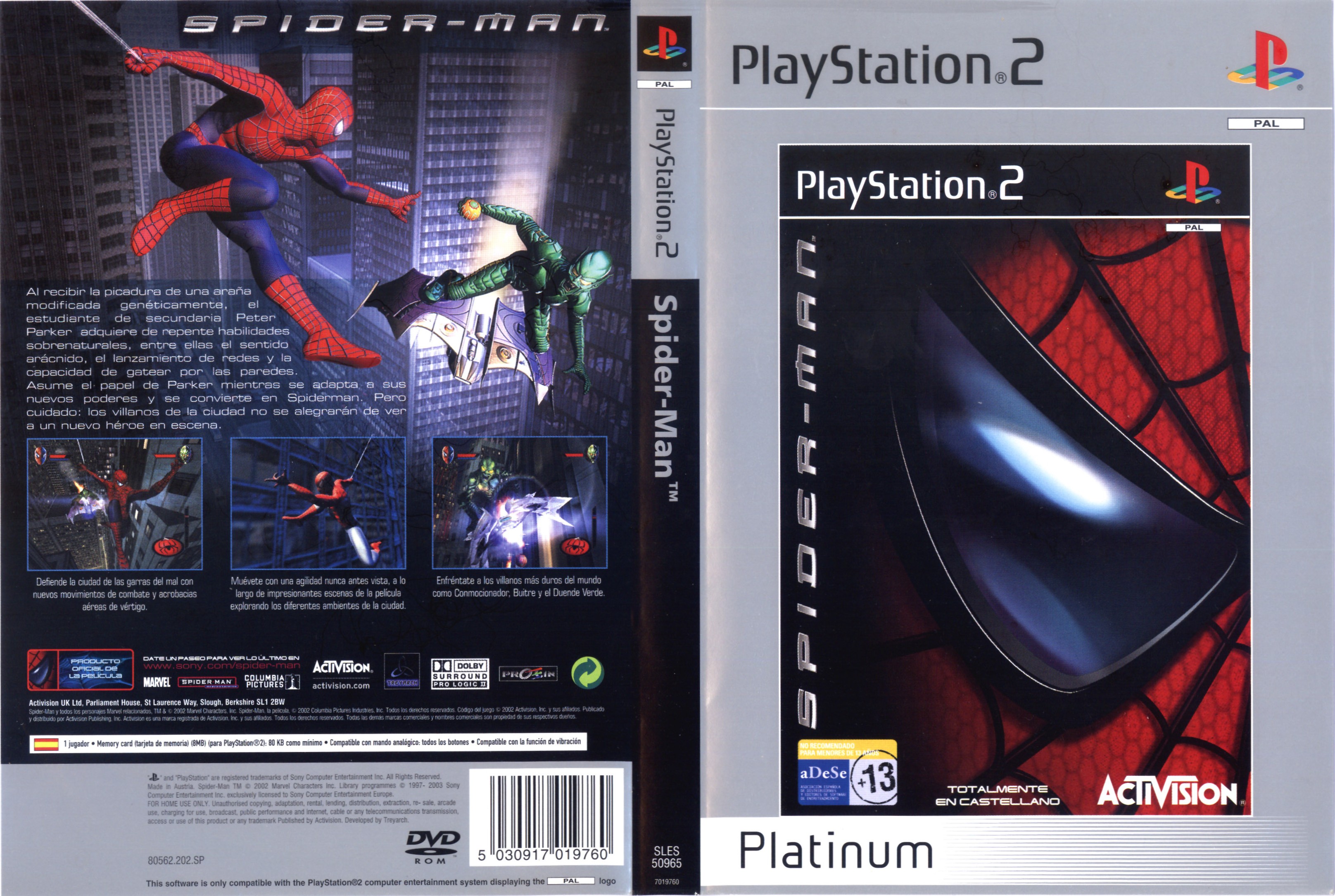 Spider-Man 2 Platinum PS2