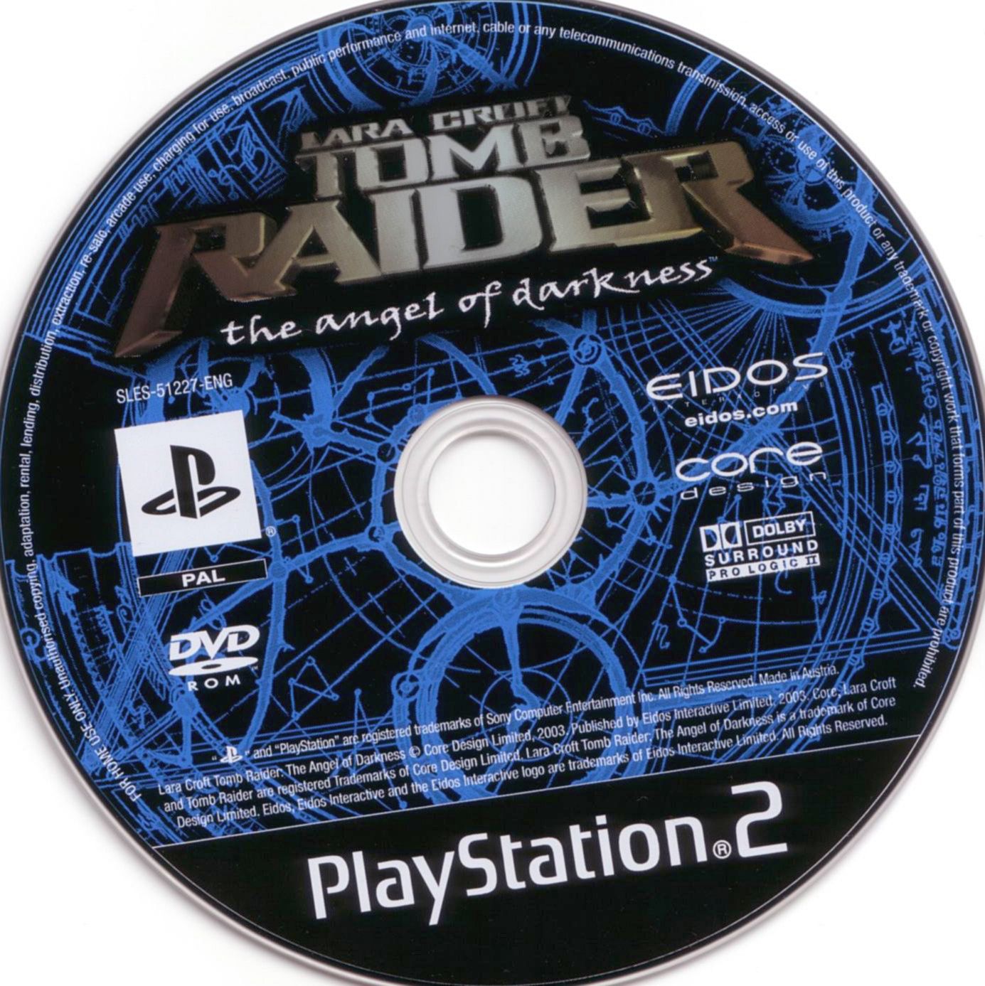 Lara Croft - Tomb Raider - The Angel of Darkness PSX cover