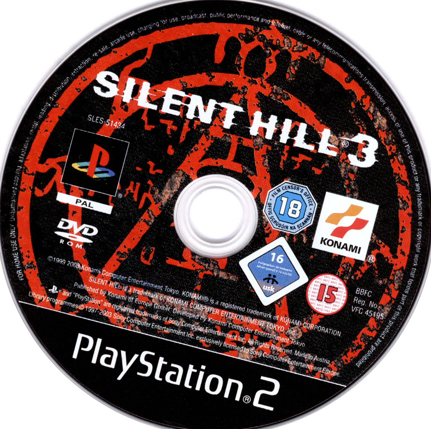 Silent Hill 3 PS2 SLES-51434 PAL — Complete Art Scans : Konami : Free  Download, Borrow, and Streaming : Internet Archive