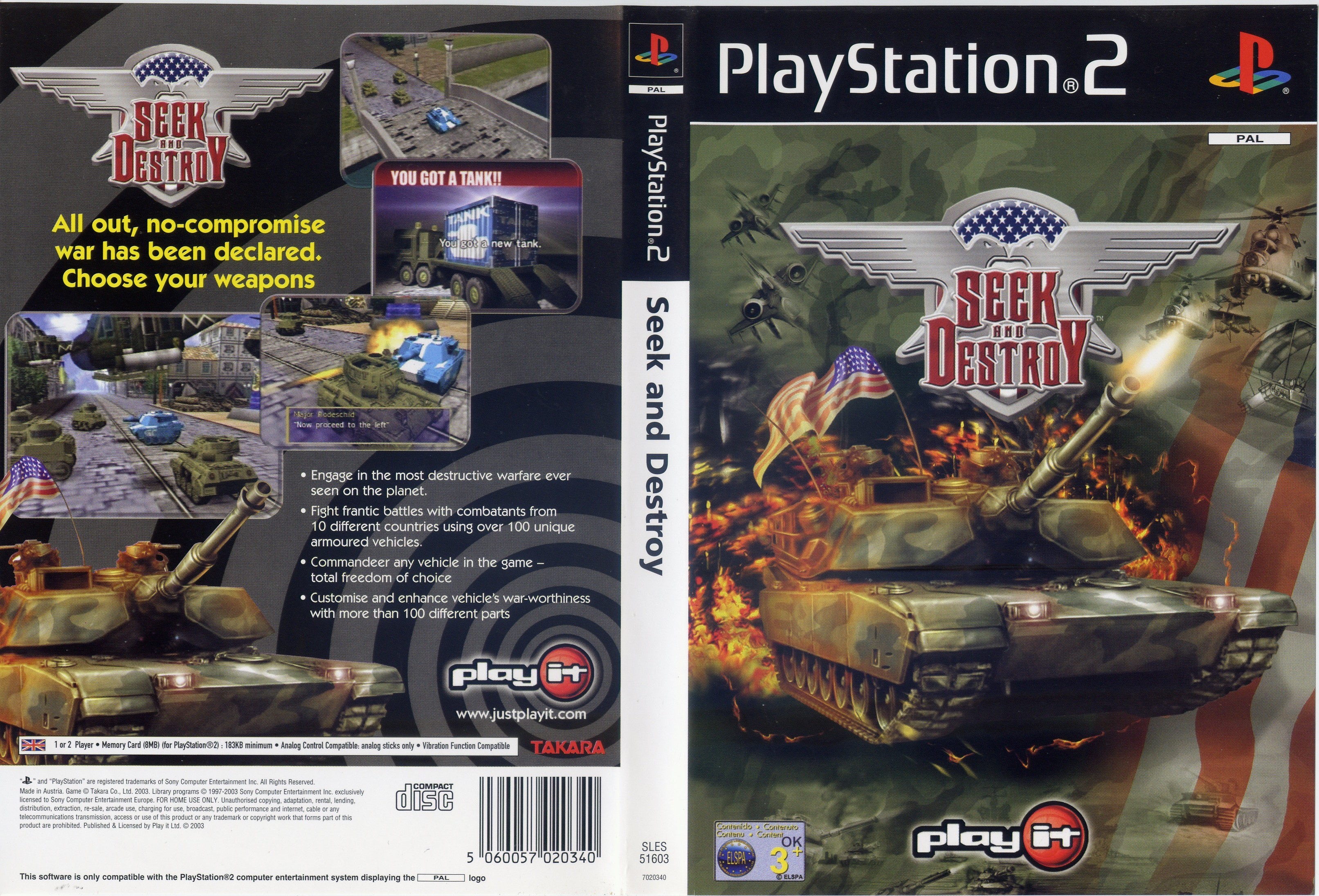 Seek and deals destroy playstation 2