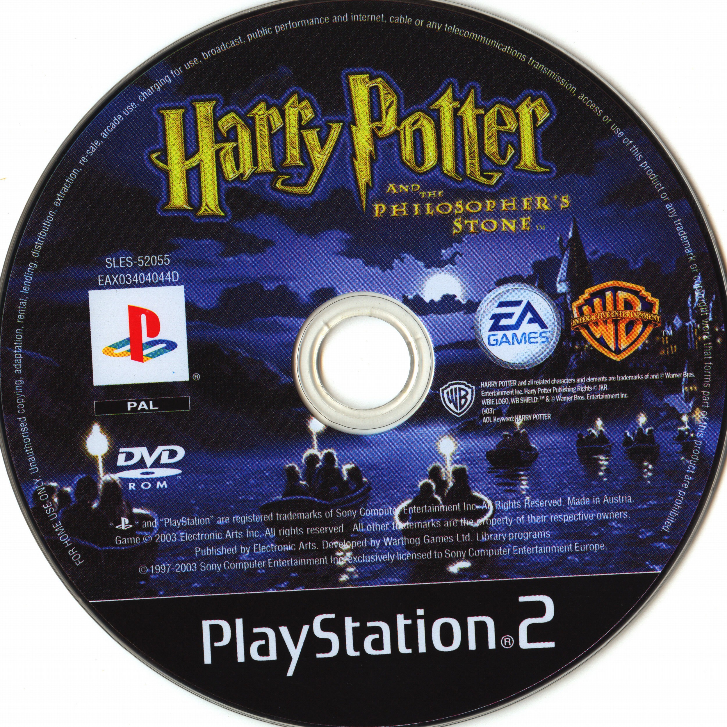 Harry Potter & the Philosopher's Stone PSX cover.