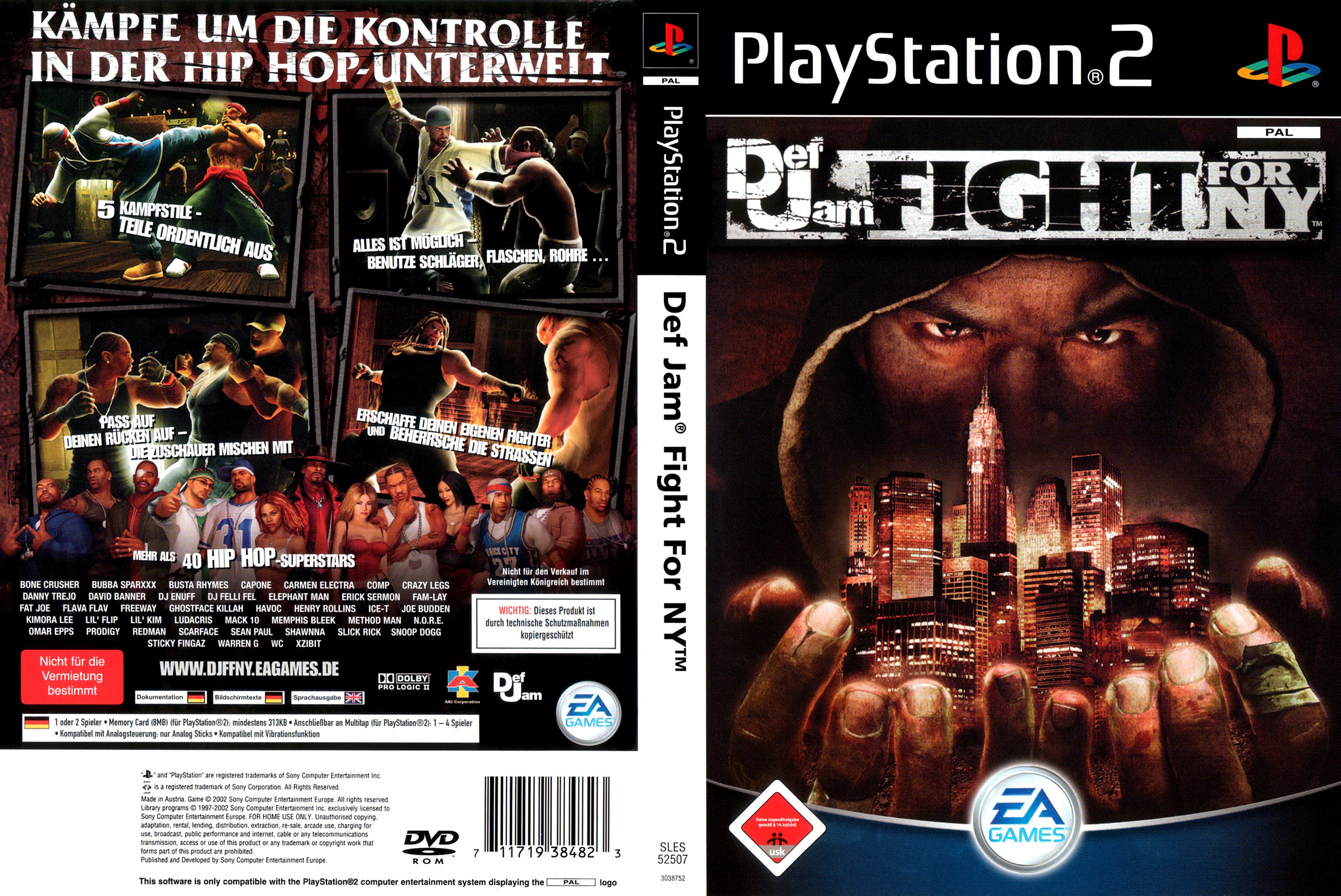 Def Jam - Fight For NY [SLUS 21004] (Sony Playstation 2) - Box Scans  (1200DPI) : Electronic Arts : Free Download, Borrow, and Streaming :  Internet Archive