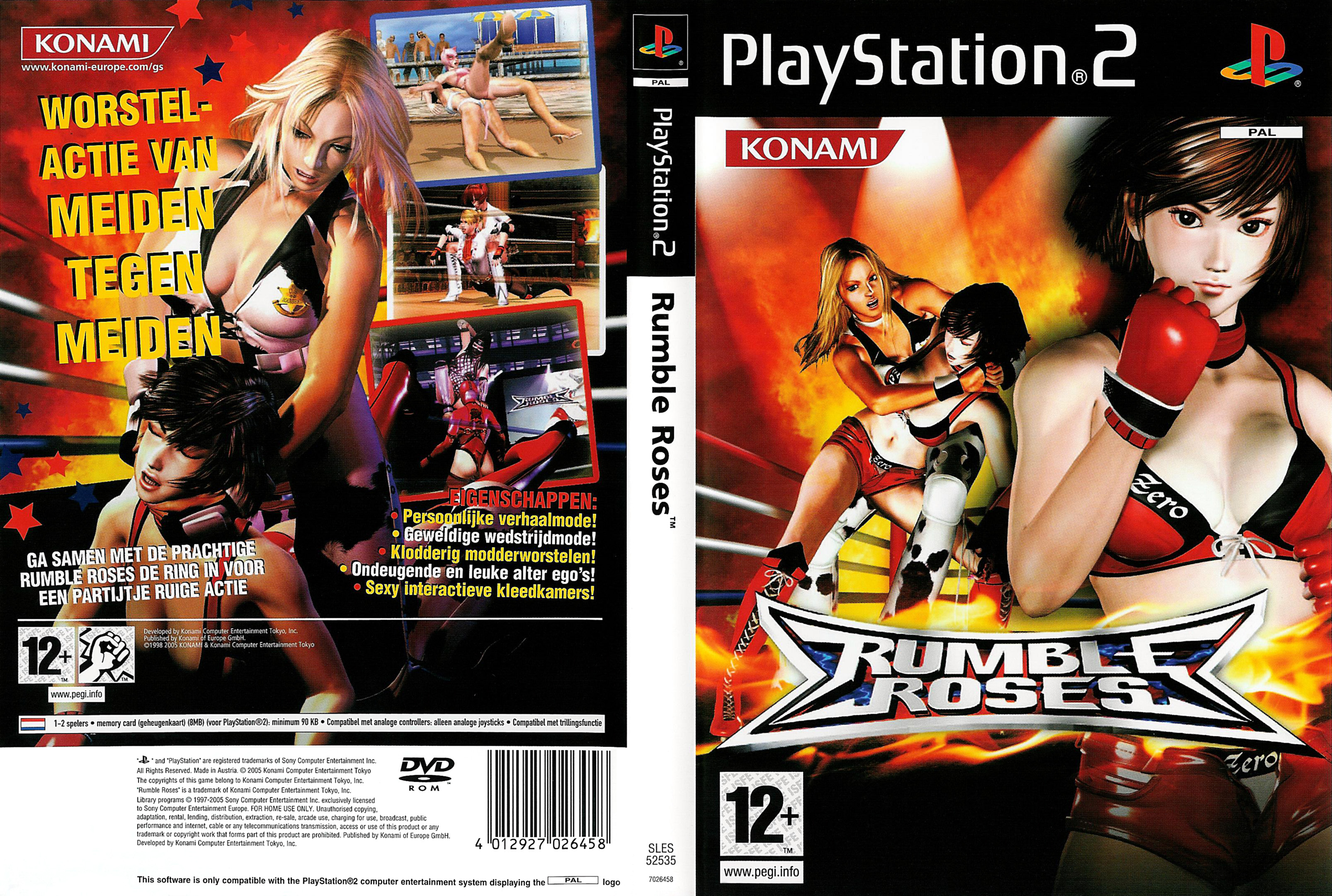 Rumble Roses PS2 cover.