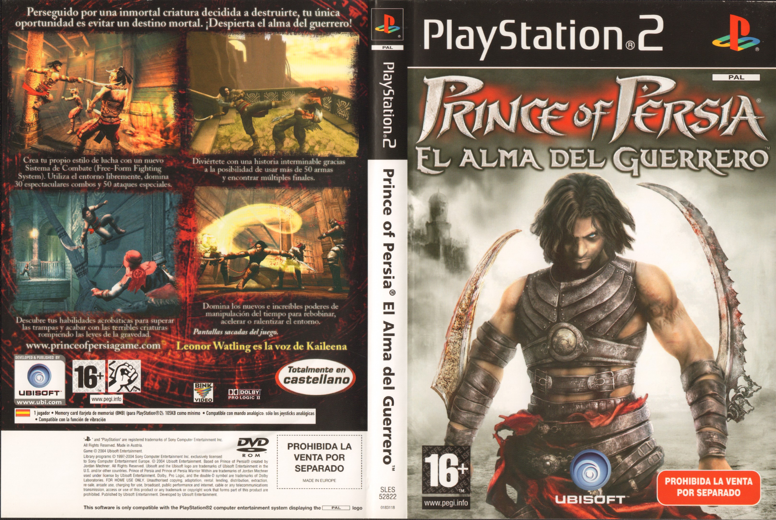 PRINCE OF PERSIA - WARRIOR WITHIN (PAL) - FRONT