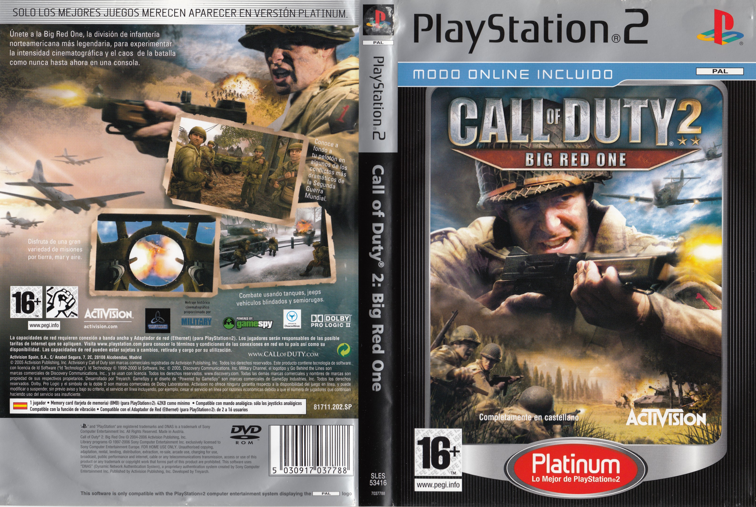 call of duty 2 big red one ps2