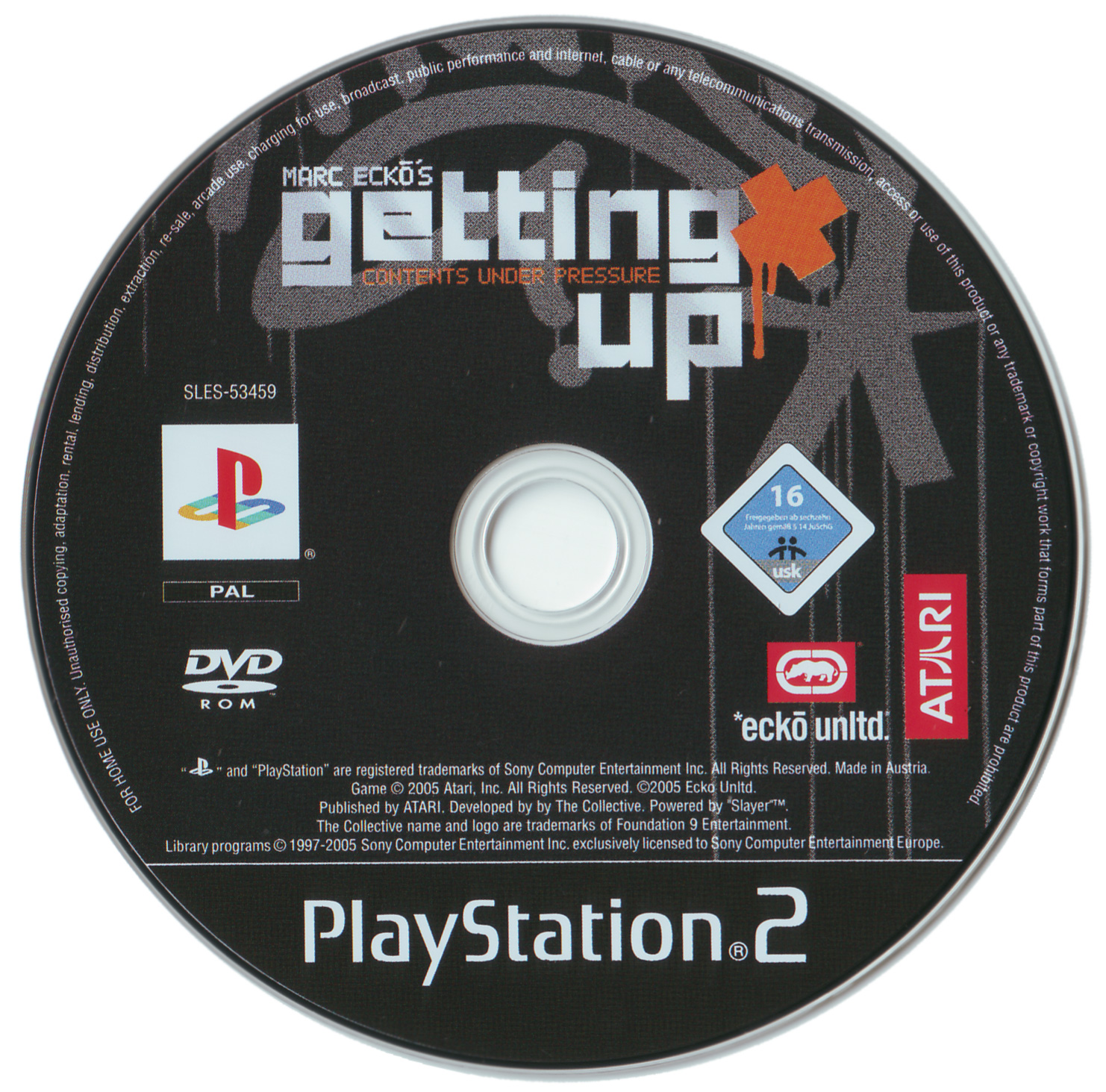 Marc Ecko's Getting Up - Content Under Pressure PS2 cover