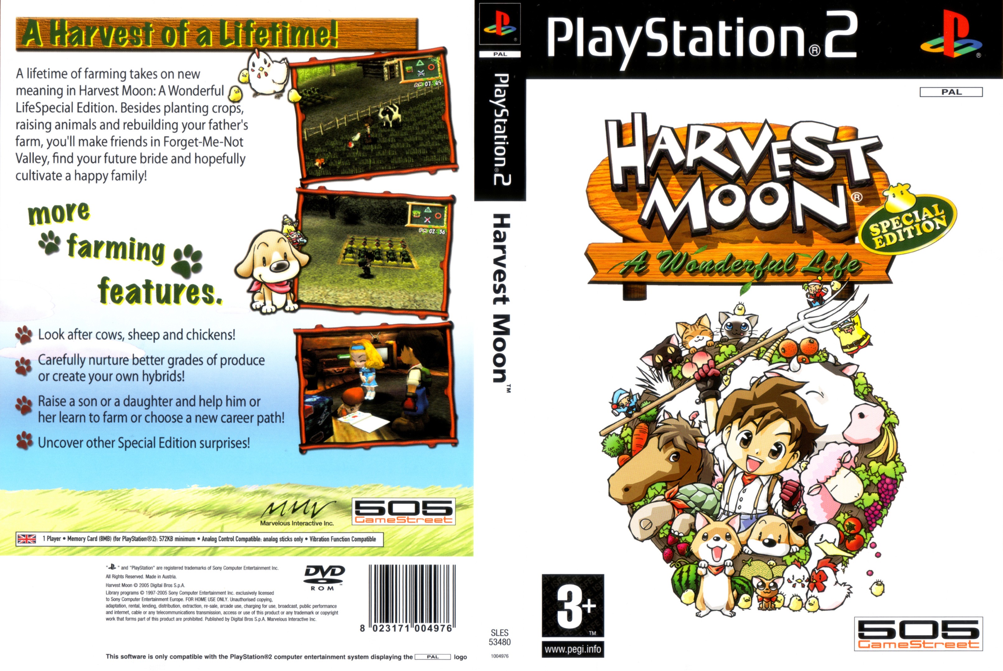 Harvest moon a wonderful life walkthrough