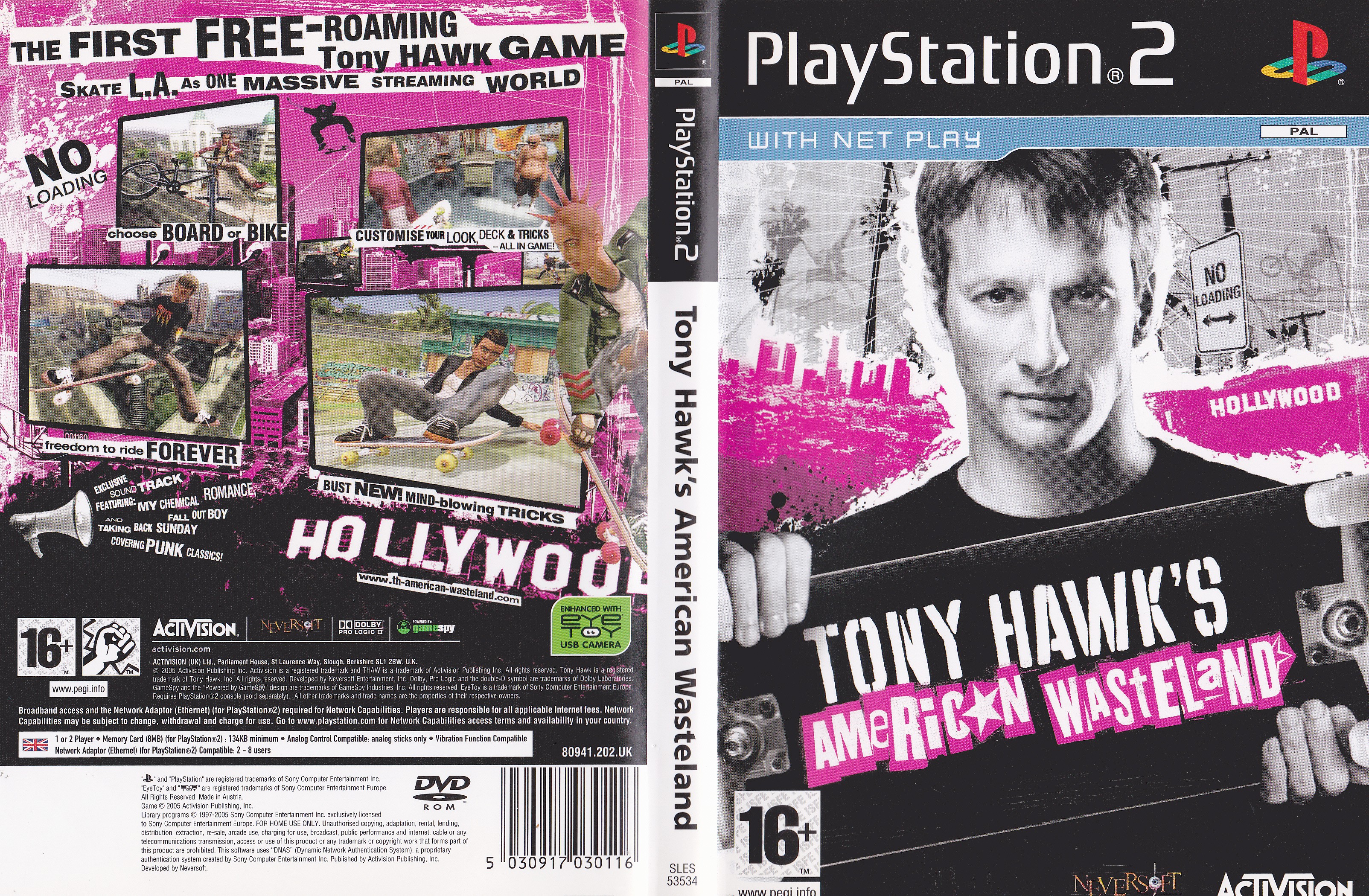 Tony Hawk's American Wasteland (USA) ISO < PS2 ISOs