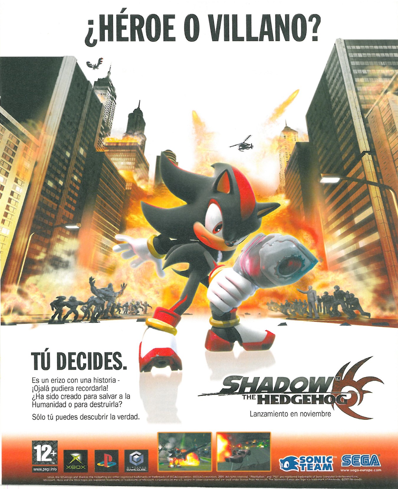 Shadow the hedgehog gamecube