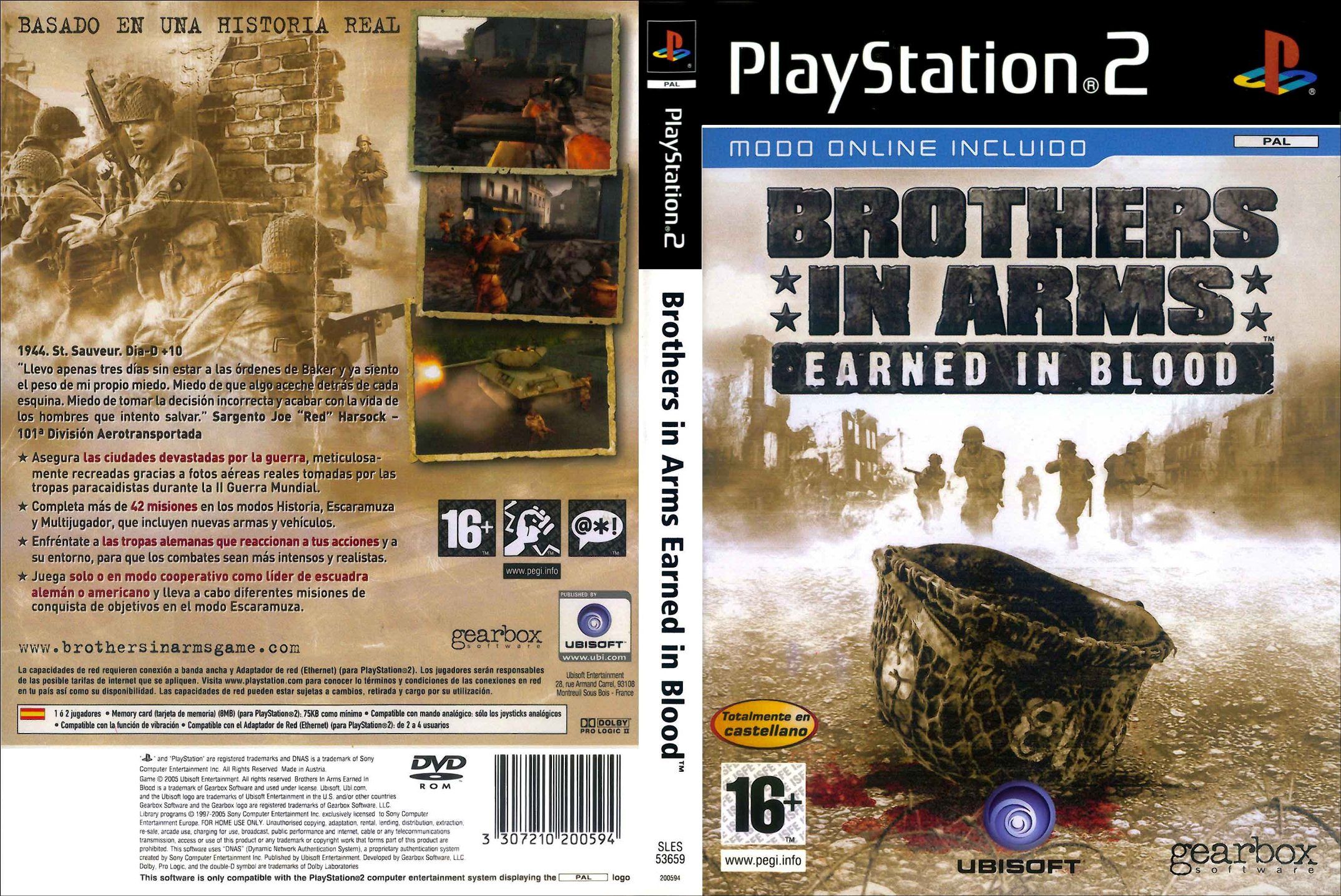 BROTHERS IN ARMS - EARNED IN BLOOD (PAL) - FRONT