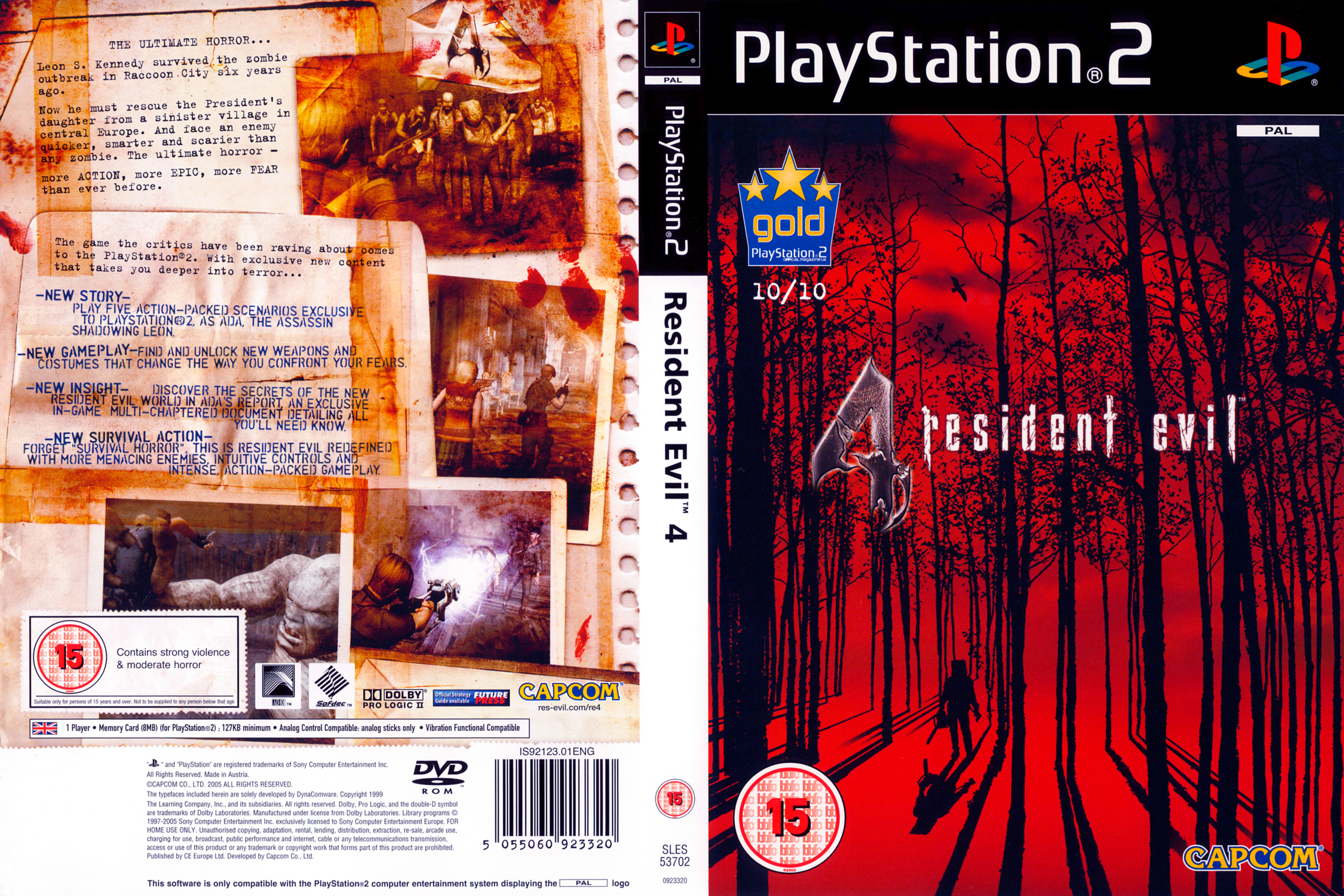 Resident Evil 4 V2 (Cover Art Only) No Game Included 13388410132