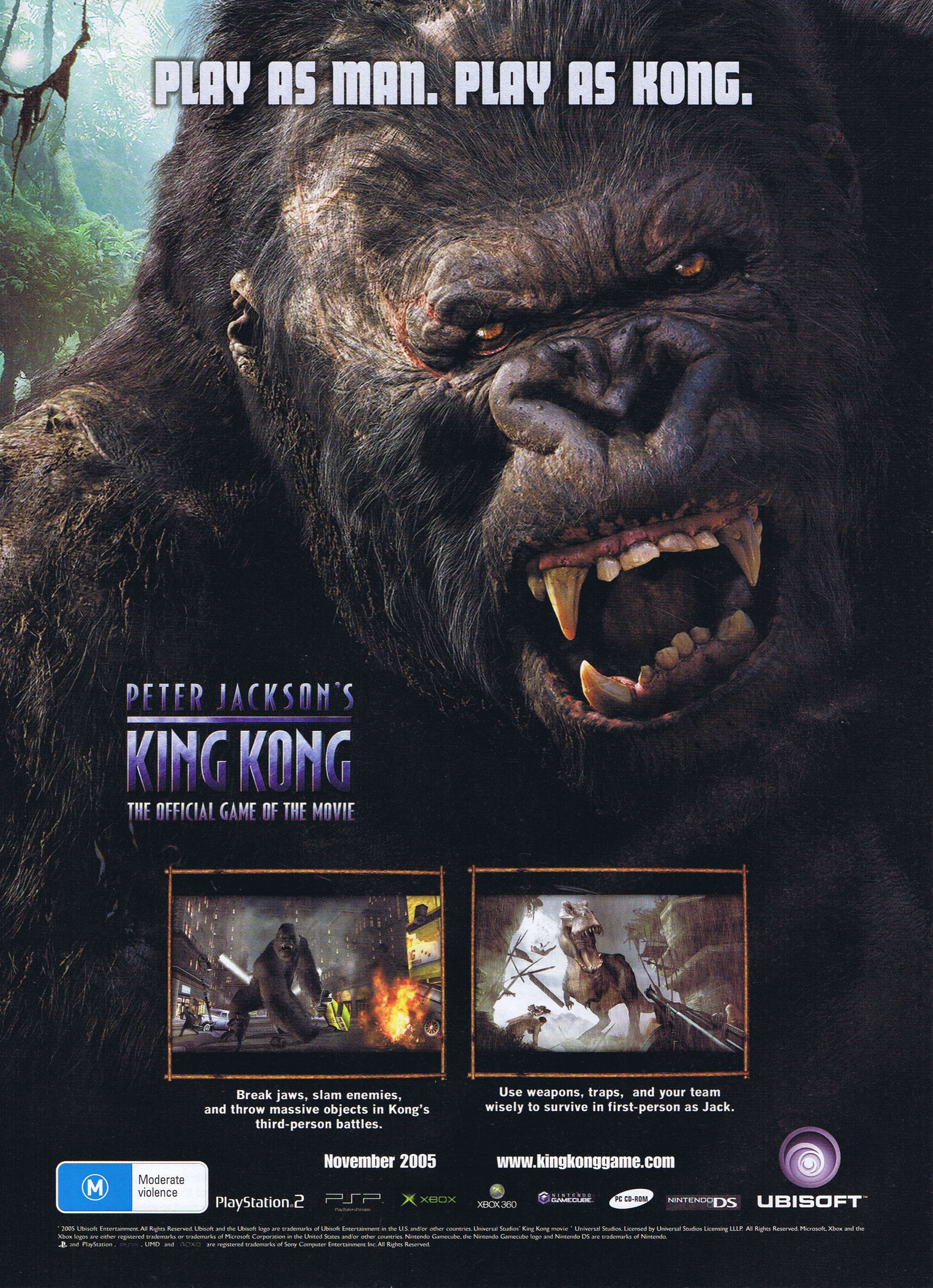 Peter Jackson's King Kong: The Official Game of the Movie - Desciclopédia