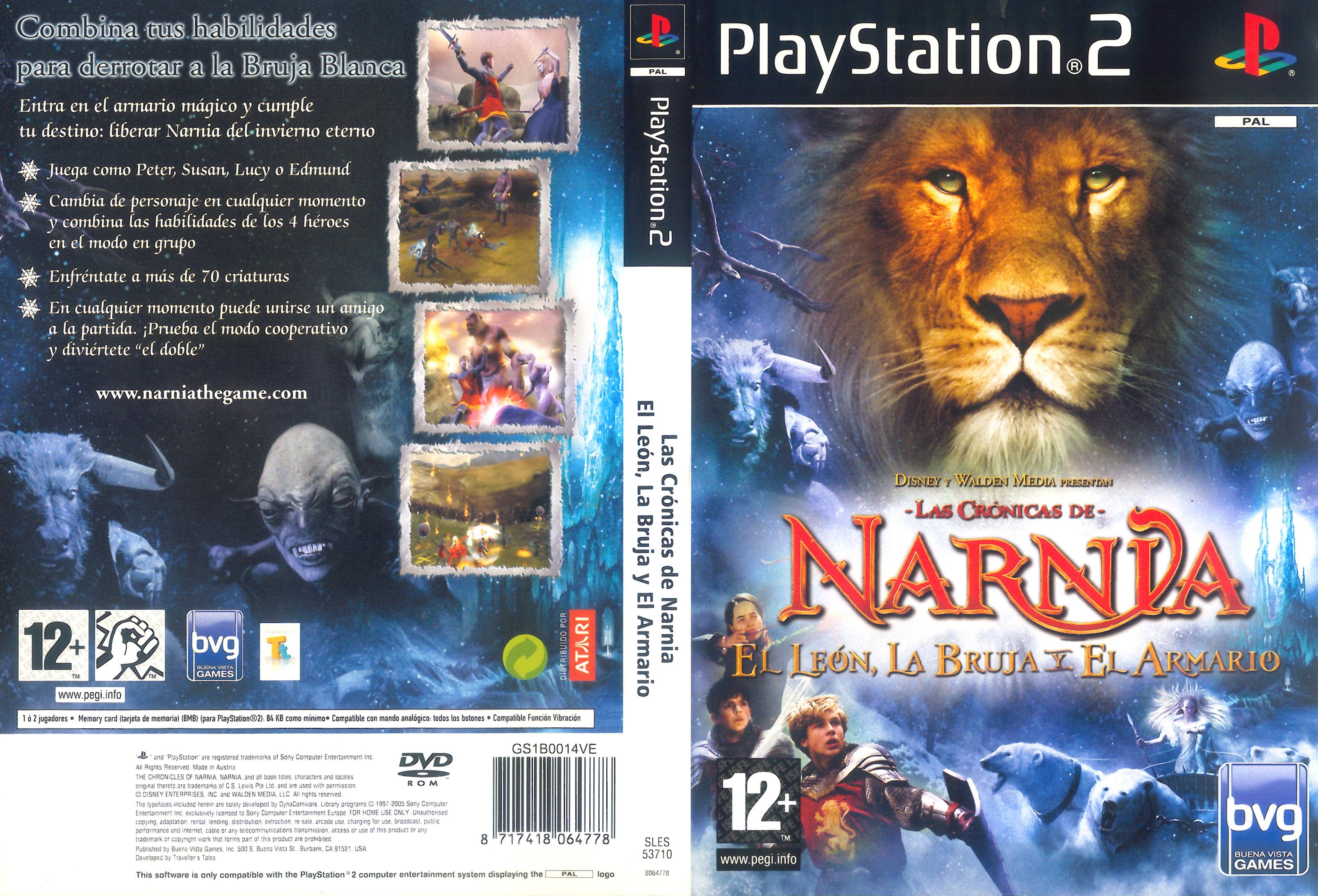 Las Crуnicas de Narnia - El Leуn, la Bruja y el Armario PSX cover