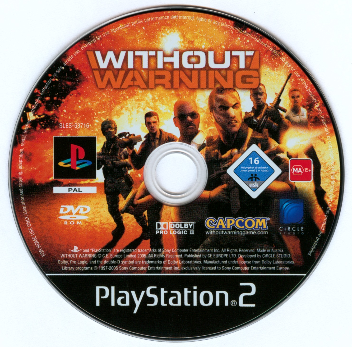Without Warning PSX cover.