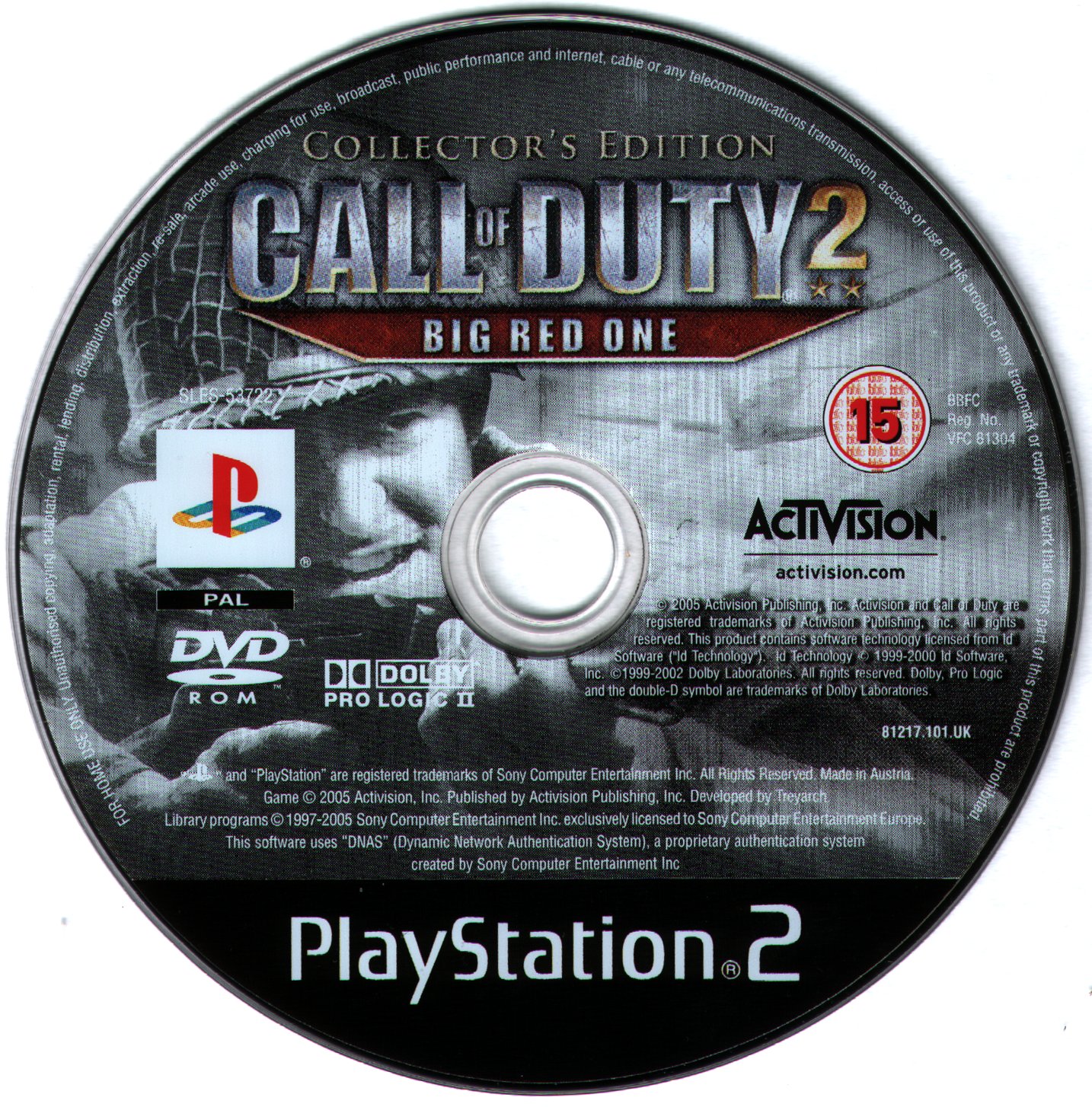 Call of Duty 2 - Big Red One [Collector's Edition] PSX cover