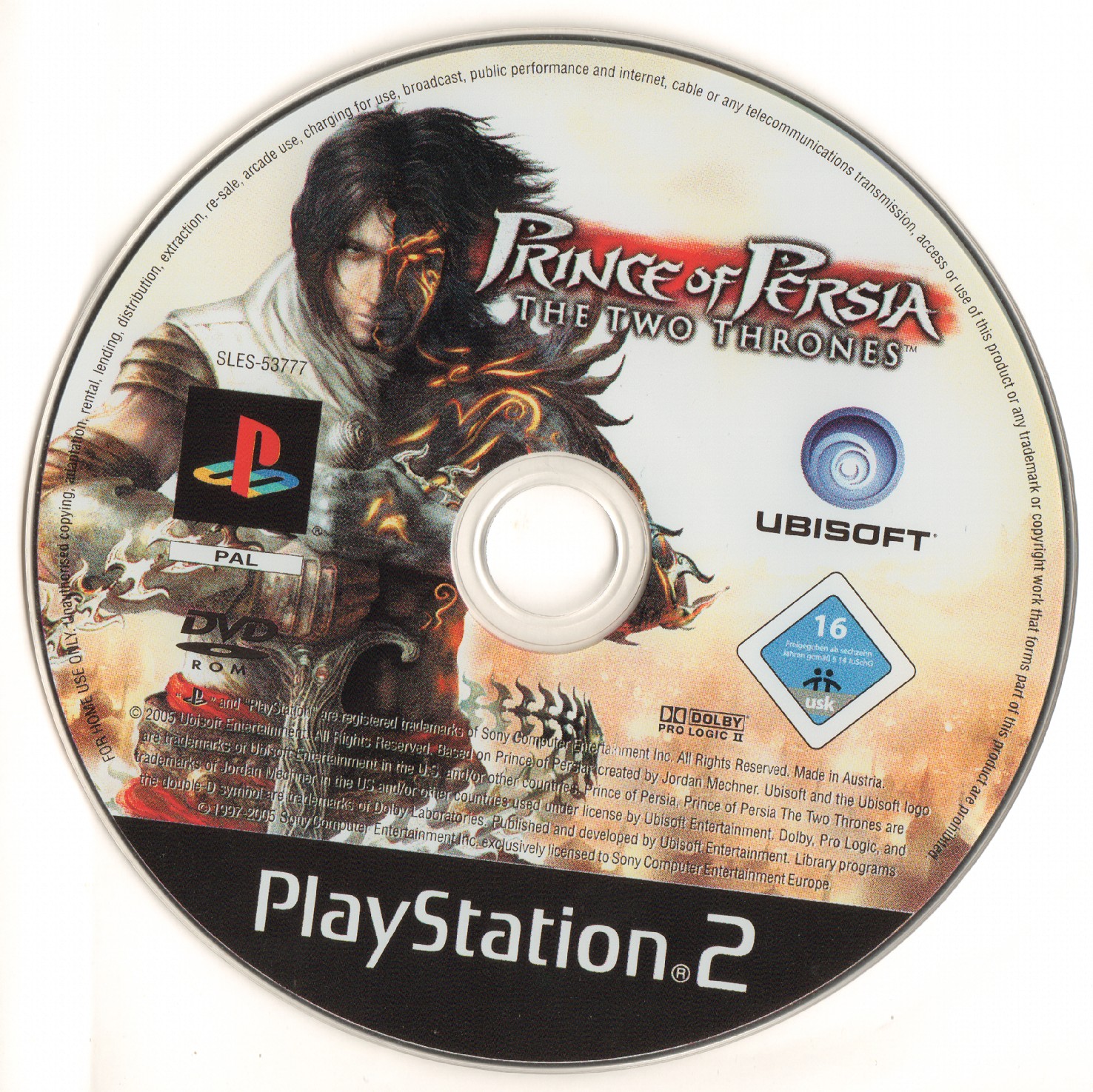 PRINCE OF PERSIA - The Two Thrones - PS2 - Playstation 2 $5.95 - PicClick AU