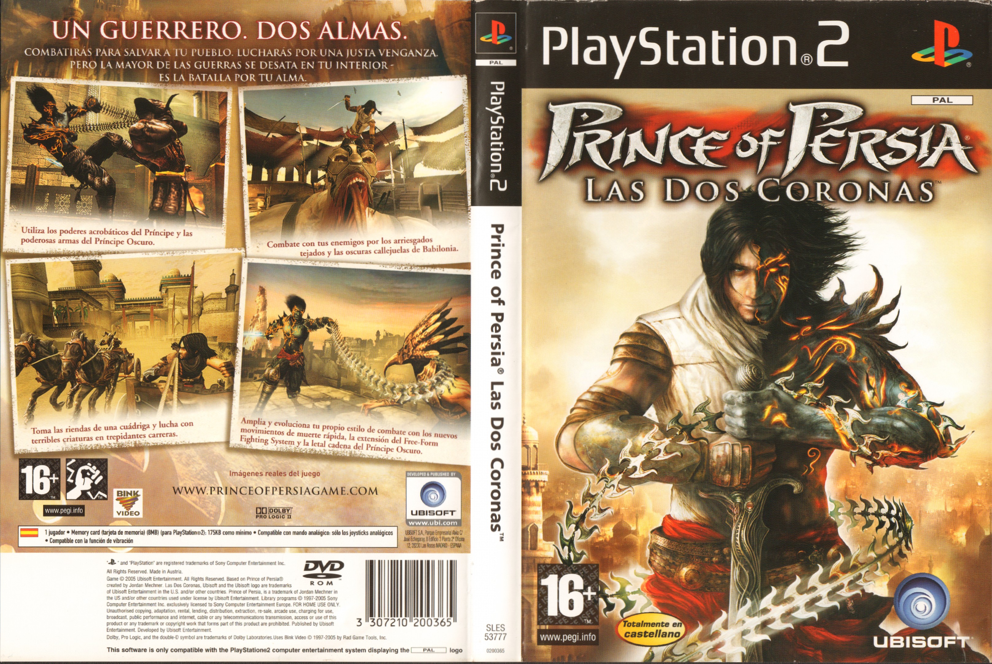 Prince Of Persia - The Two Thrones [SLUS 21287] (Sony Playstation 2) - Box  Scans (1200DPI) : Ubisoft : Free Download, Borrow, and Streaming : Internet  Archive