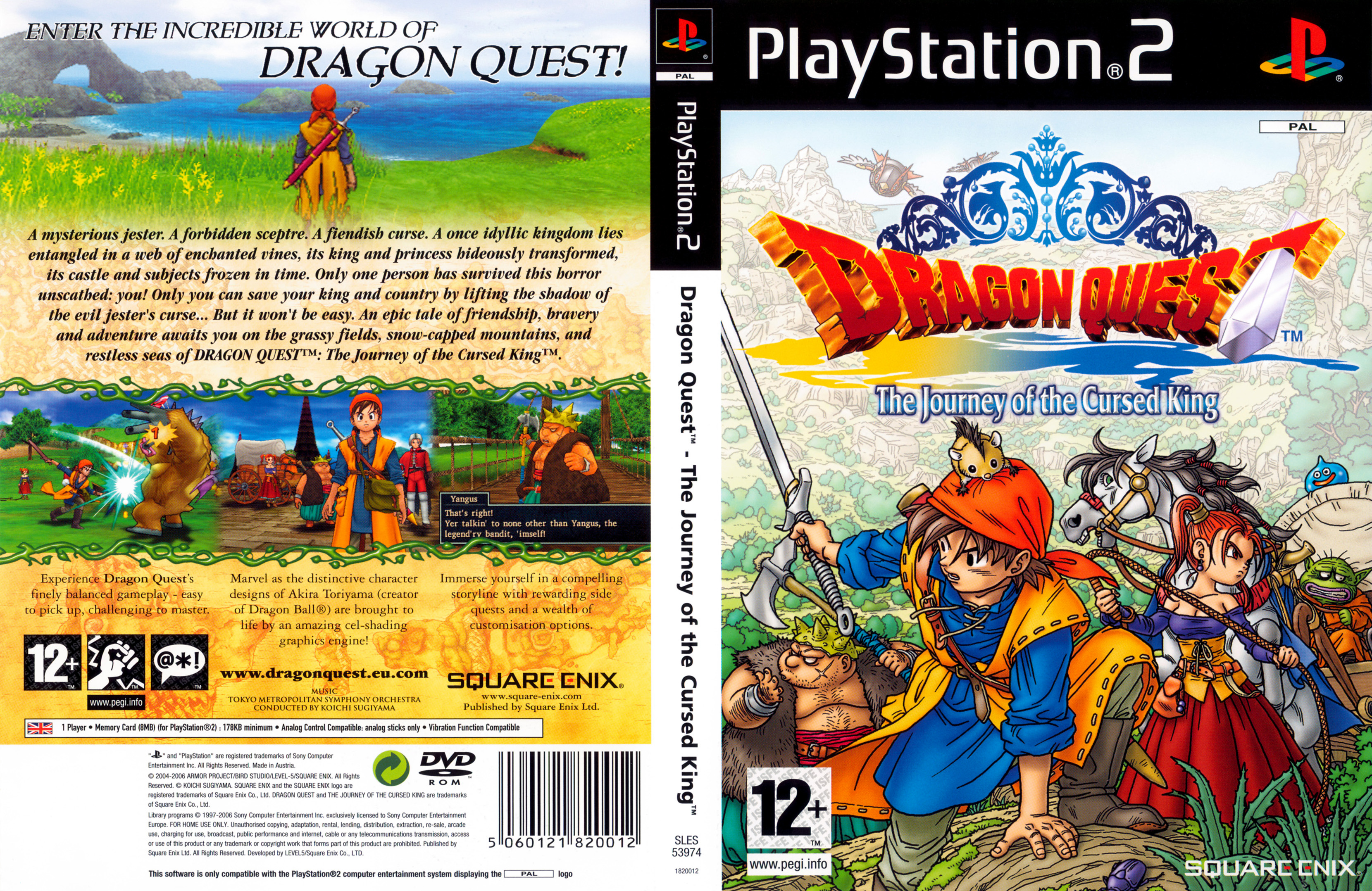 Dragon Quest VIII: Journey of the Cursed King (PS2) é um RPG clássico, mas  não atemporal - GameBlast
