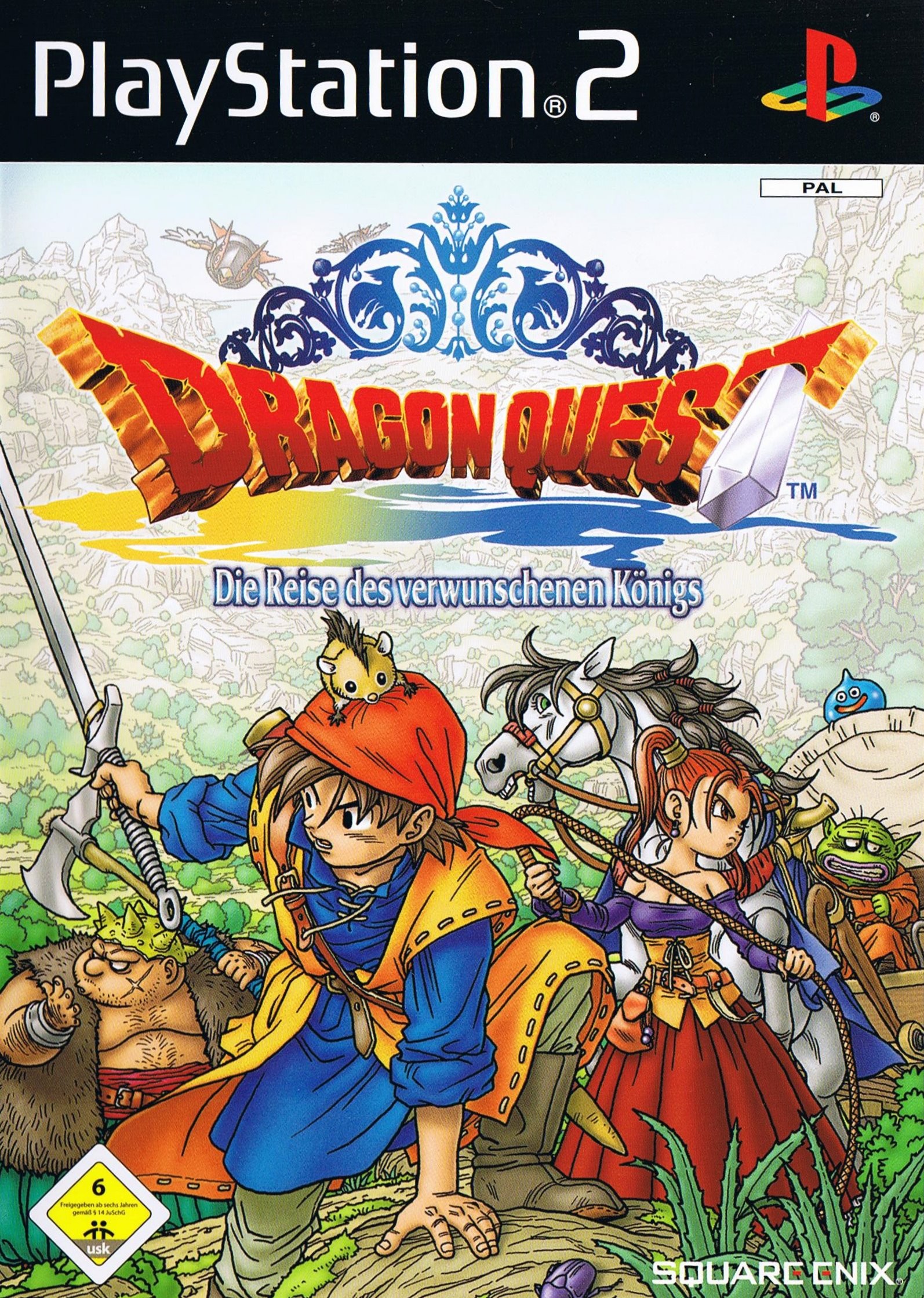 DRAGON QUEST VIII - JOURNEY OF THE CURSED KING (PAL) - FRONT