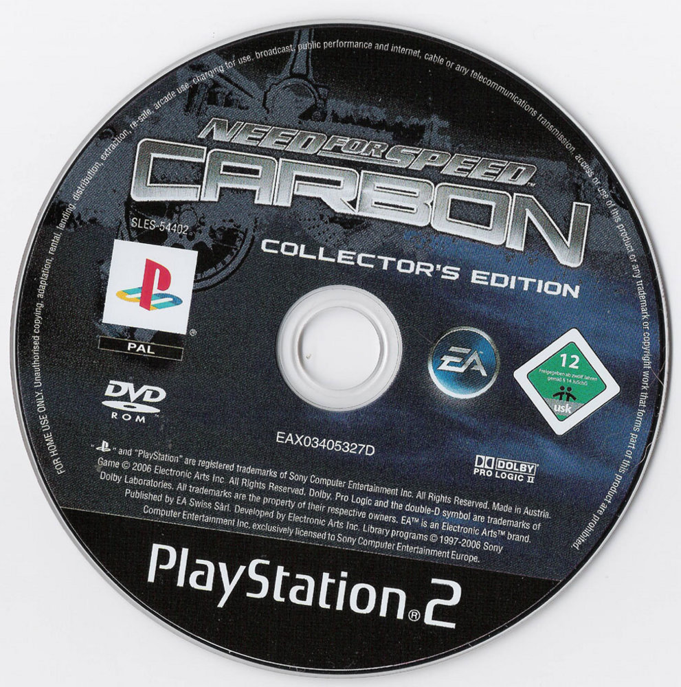 Need For Speed - Carbon [collector's Edition] Ps2 Cover