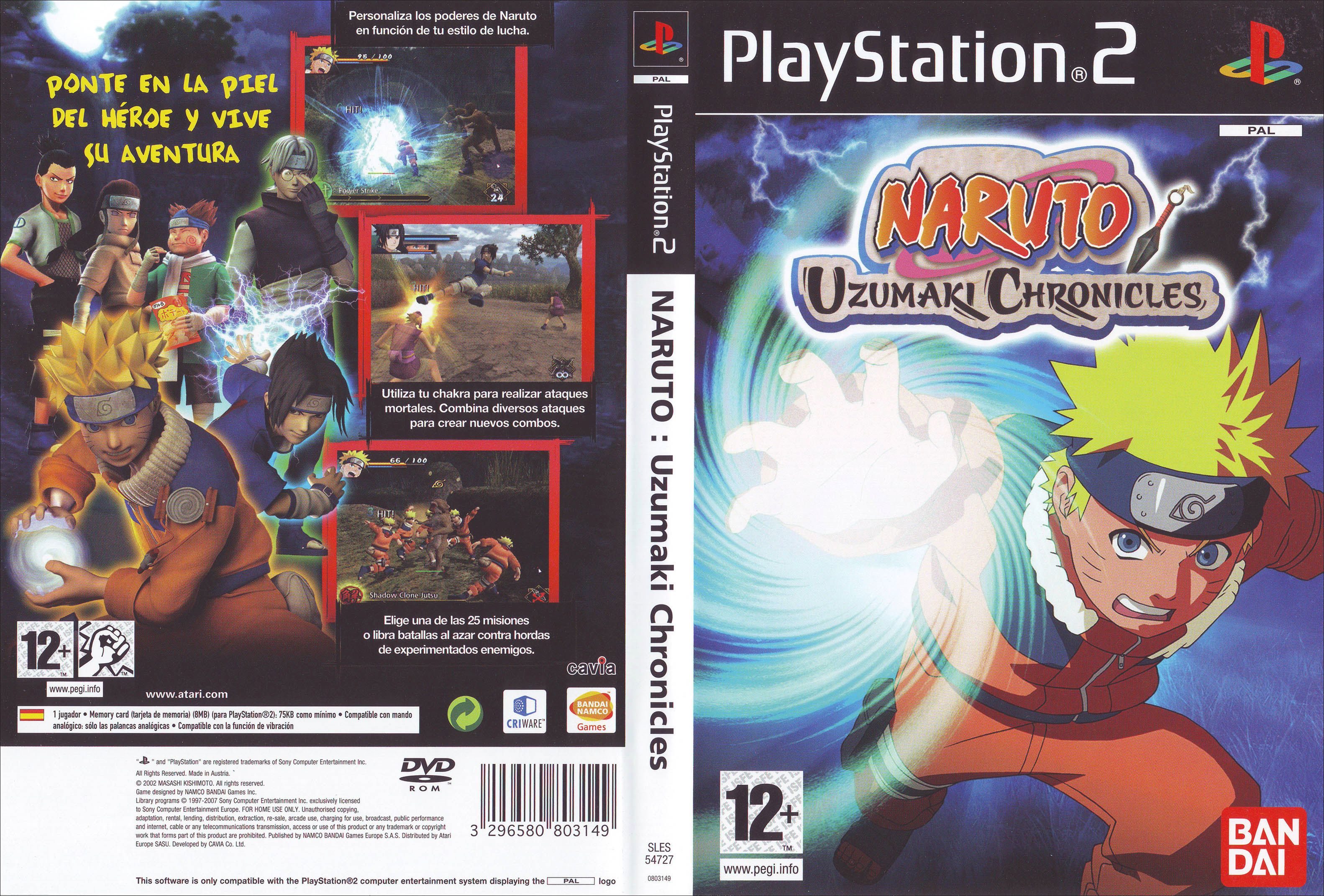 Naruto: Uzumaki Chronicles PS2 [PAL] – PixelHeart