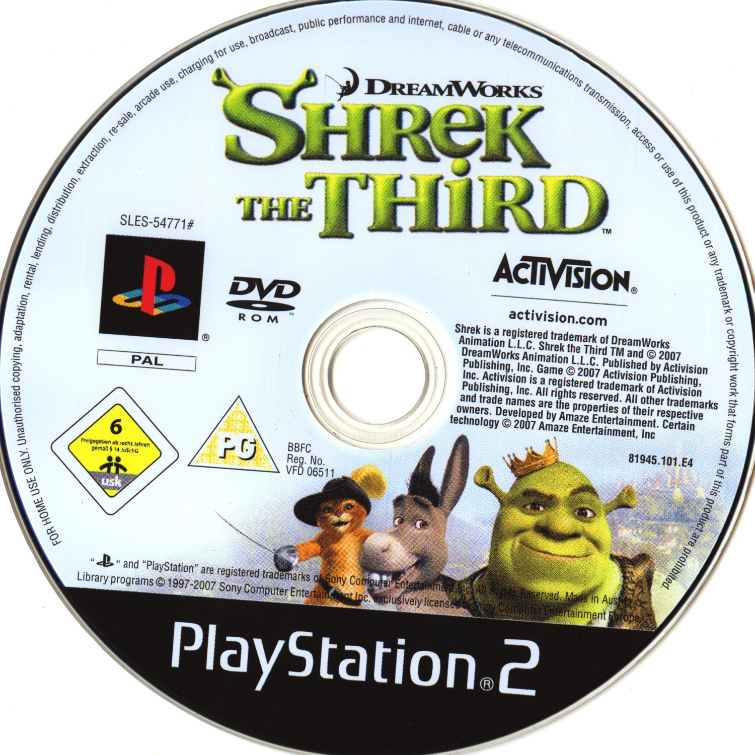 SHREK - Dreamworks Animation L.l.c. Trademark Registration