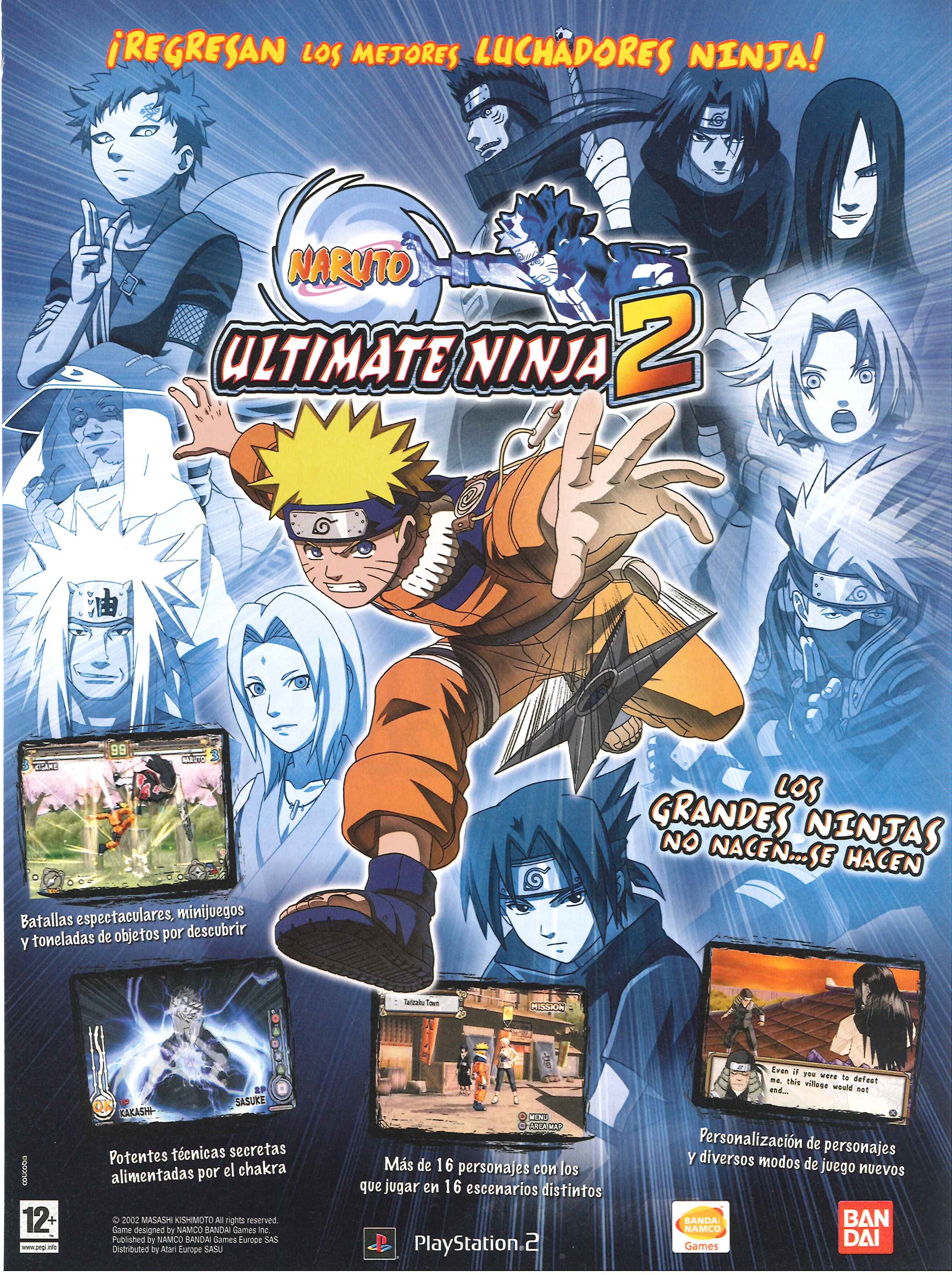 Naruto Ultimate Ninja Manual & Cover (NTSC) (PS2) : Bandai Namco : Free  Download, Borrow, and Streaming : Internet Archive