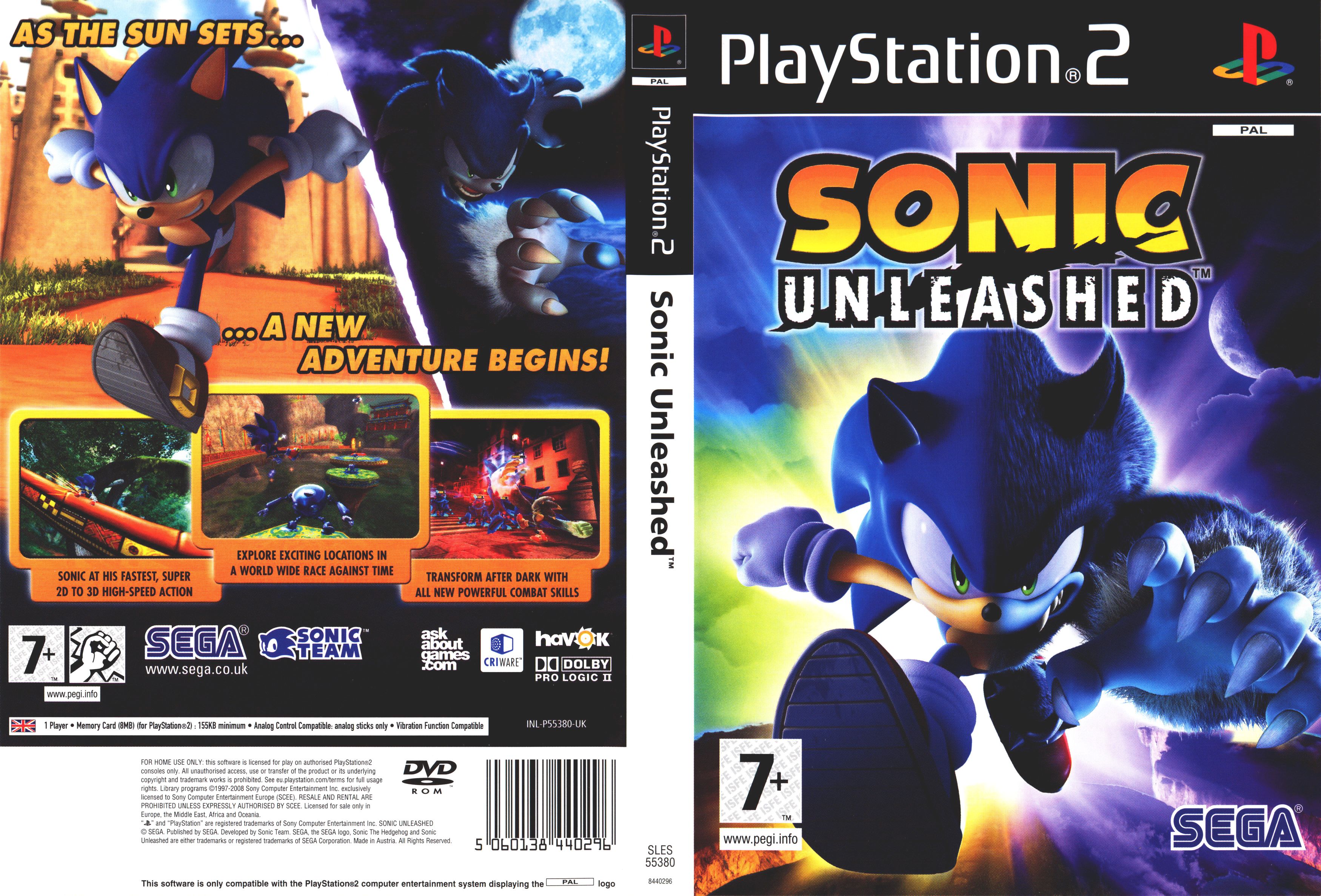 sonic unleashed ps2 jp