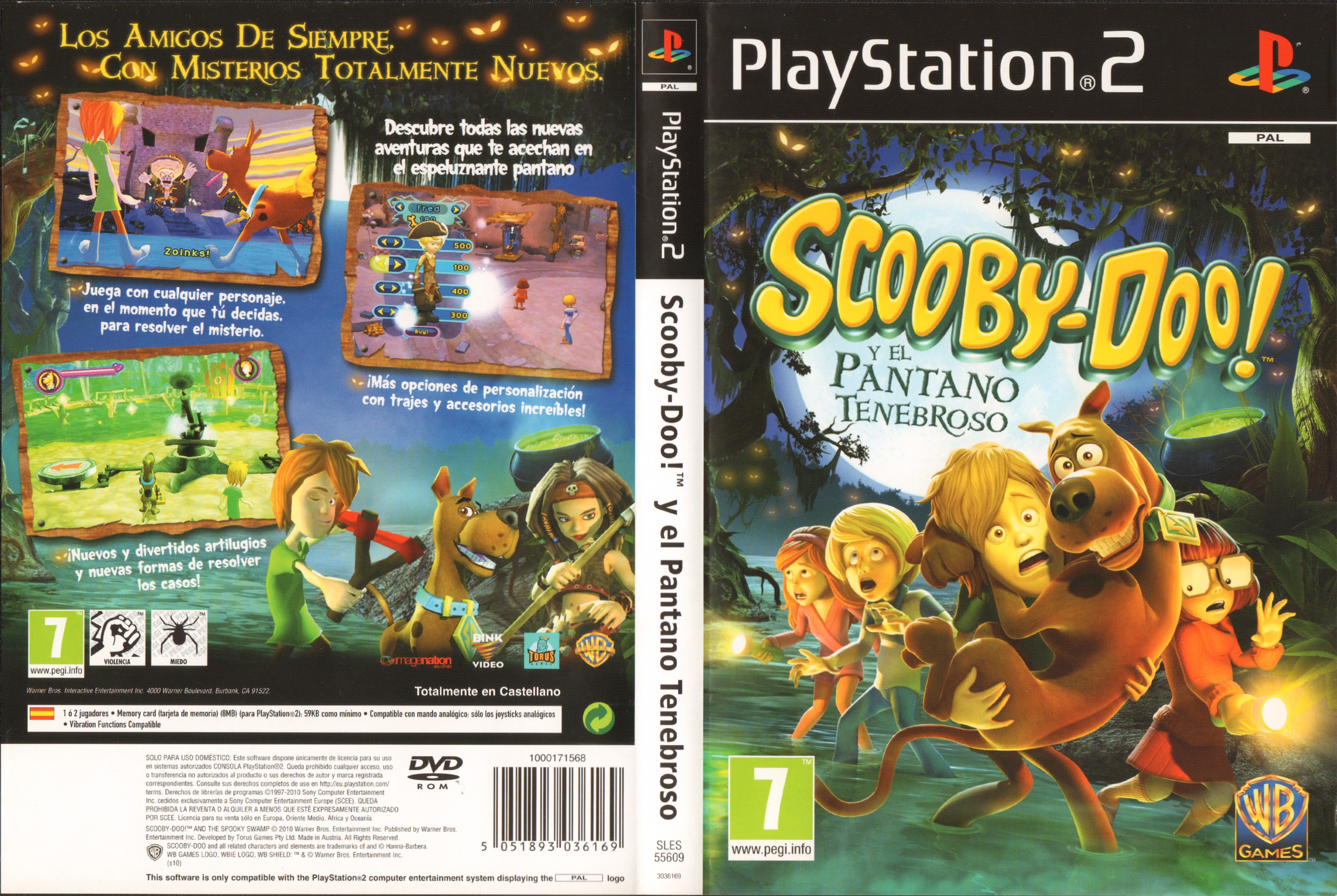 Scooby Doo The Spooky Swamp PS2 Cover Scooby Doo The Spooky Swamp PS2 Cover