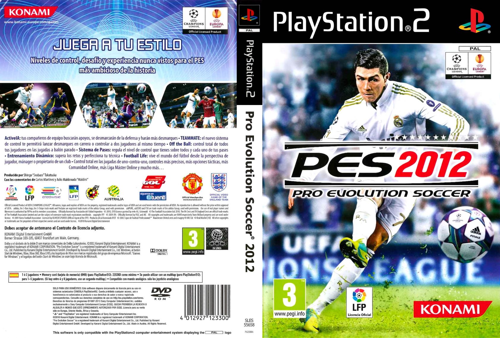 Konami announces PES 2012 for Sony Xperia Play