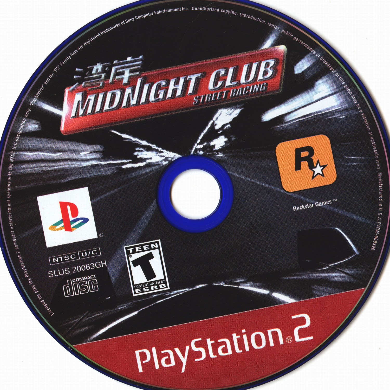  Midnight Club: Street Racing - PlayStation 2