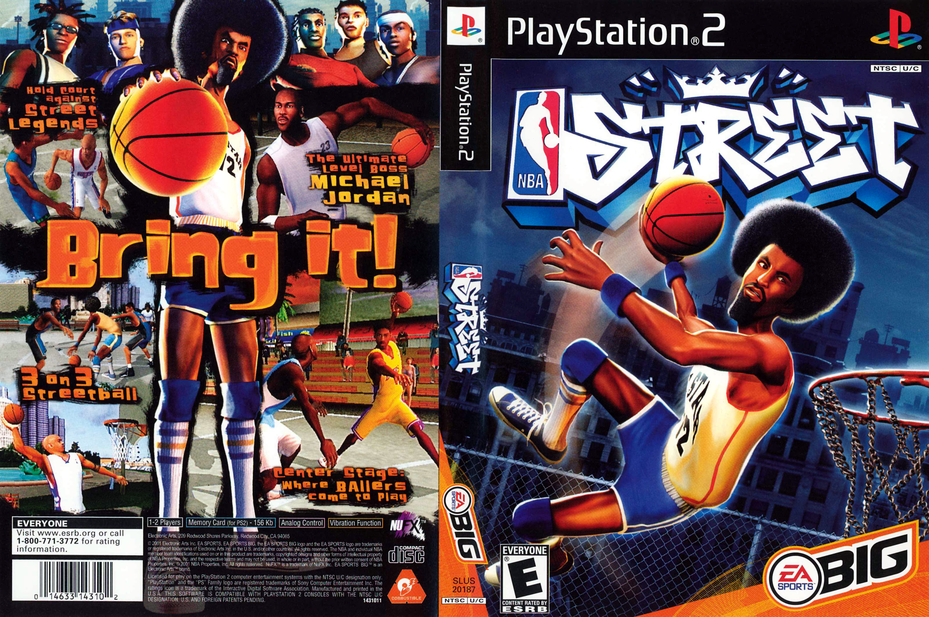 NBA Street PS2 cover.