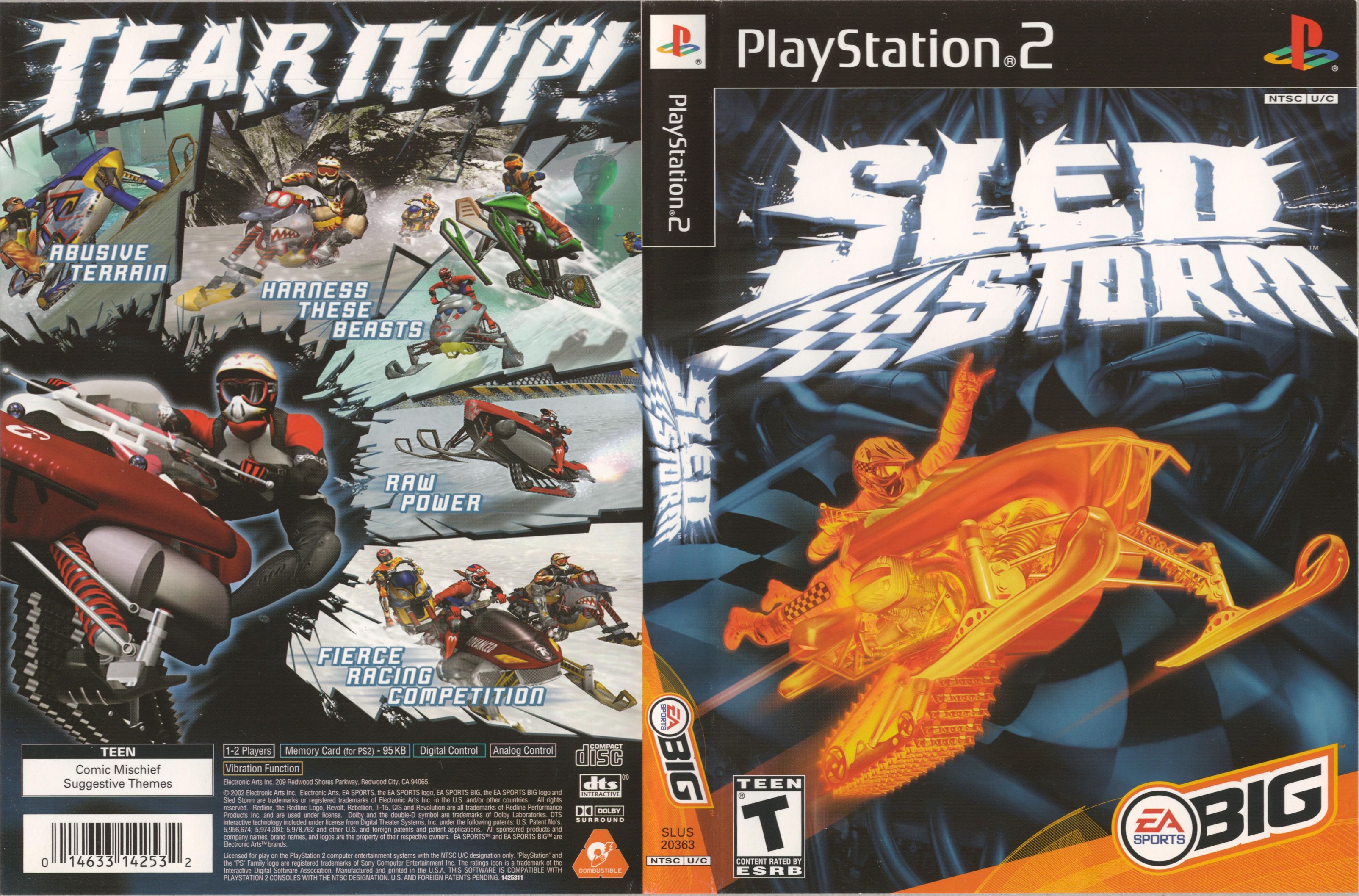 SLED STORM (NTSC-U) - FRONT