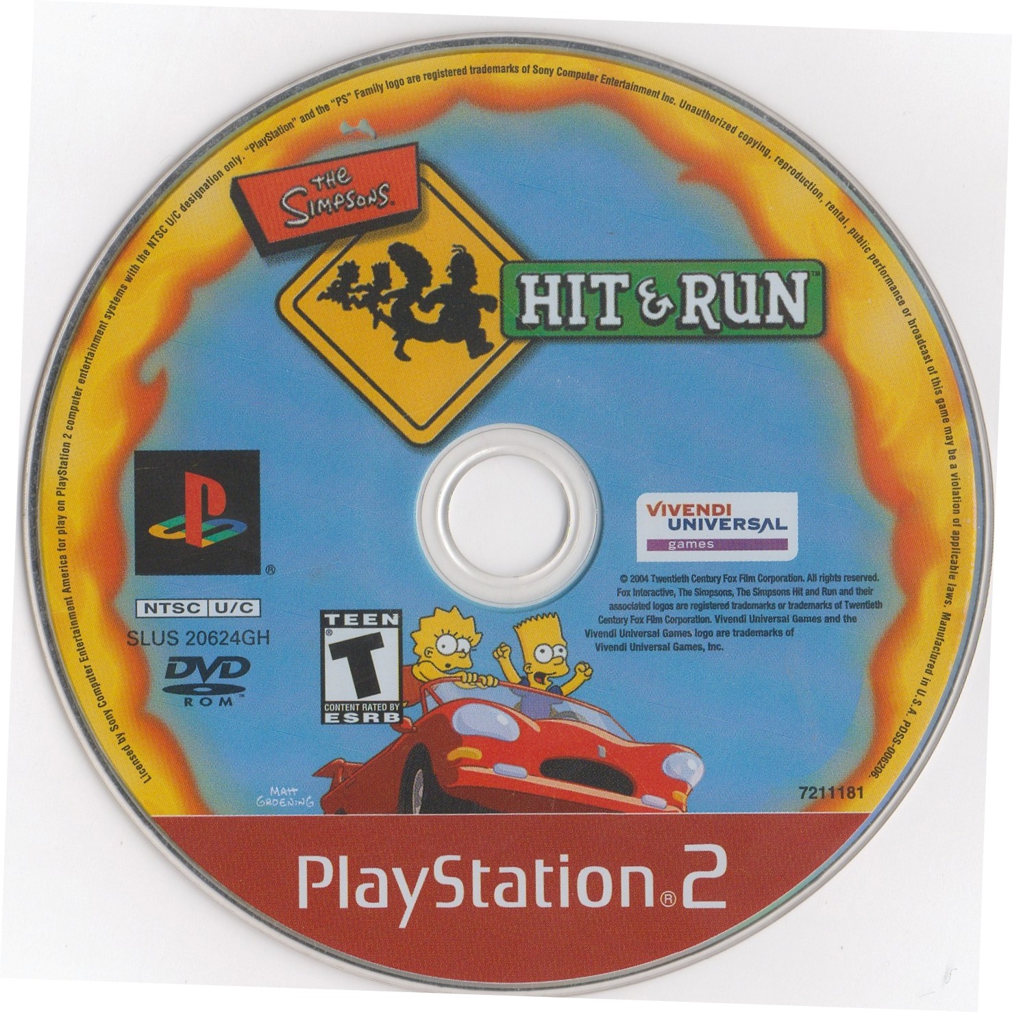 Outlet The Simpsons Hit and Run Greatest Hits For Playstation 2