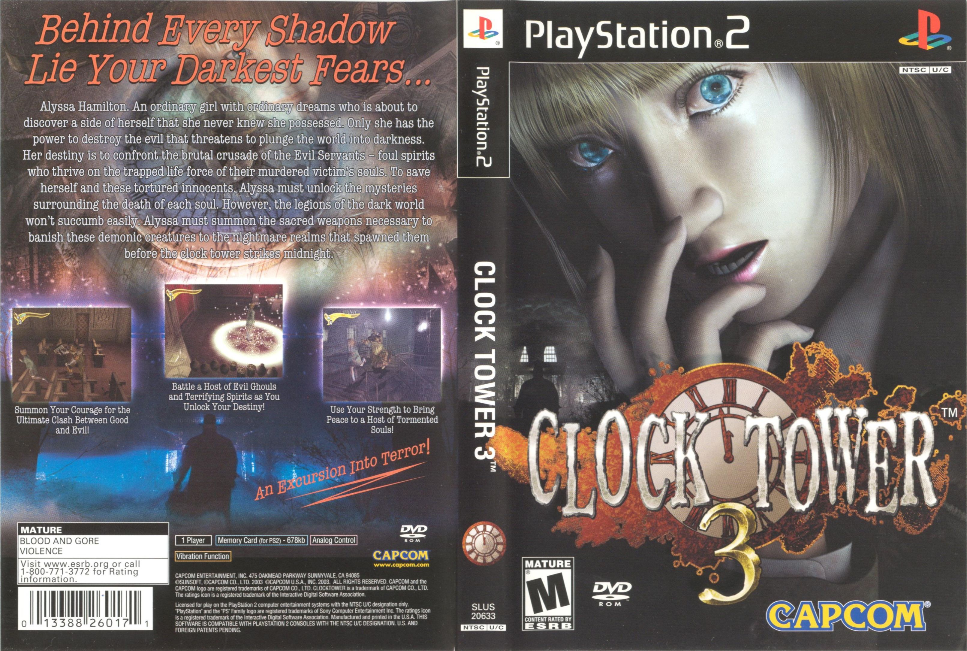 download clock tower playstation 1