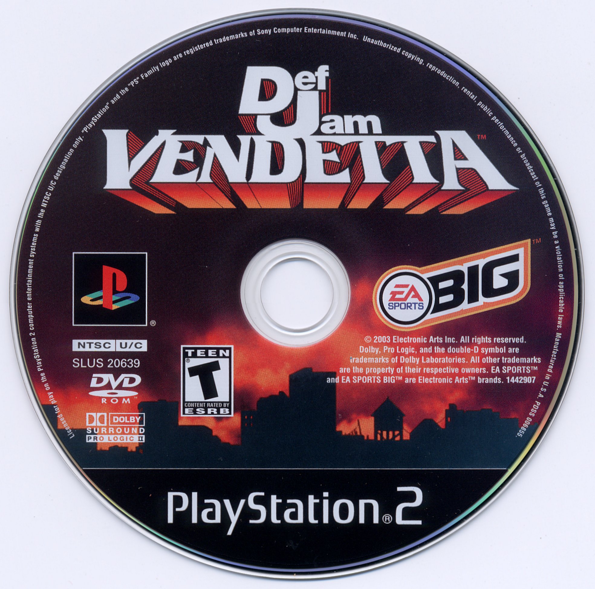 Def Jam Vendetta [SLUS 20639] (Sony Playstation 2) - Box Scans (1200DPI) :  Electronic Arts : Free Download, Borrow, and Streaming : Internet Archive