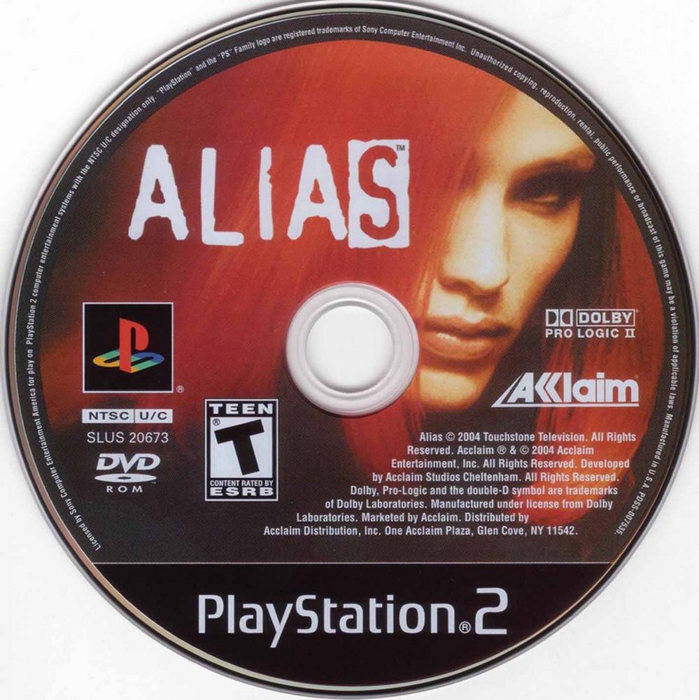 Alias PLAYSTATION 2. Alias игра ps1. Alias игра обложка.