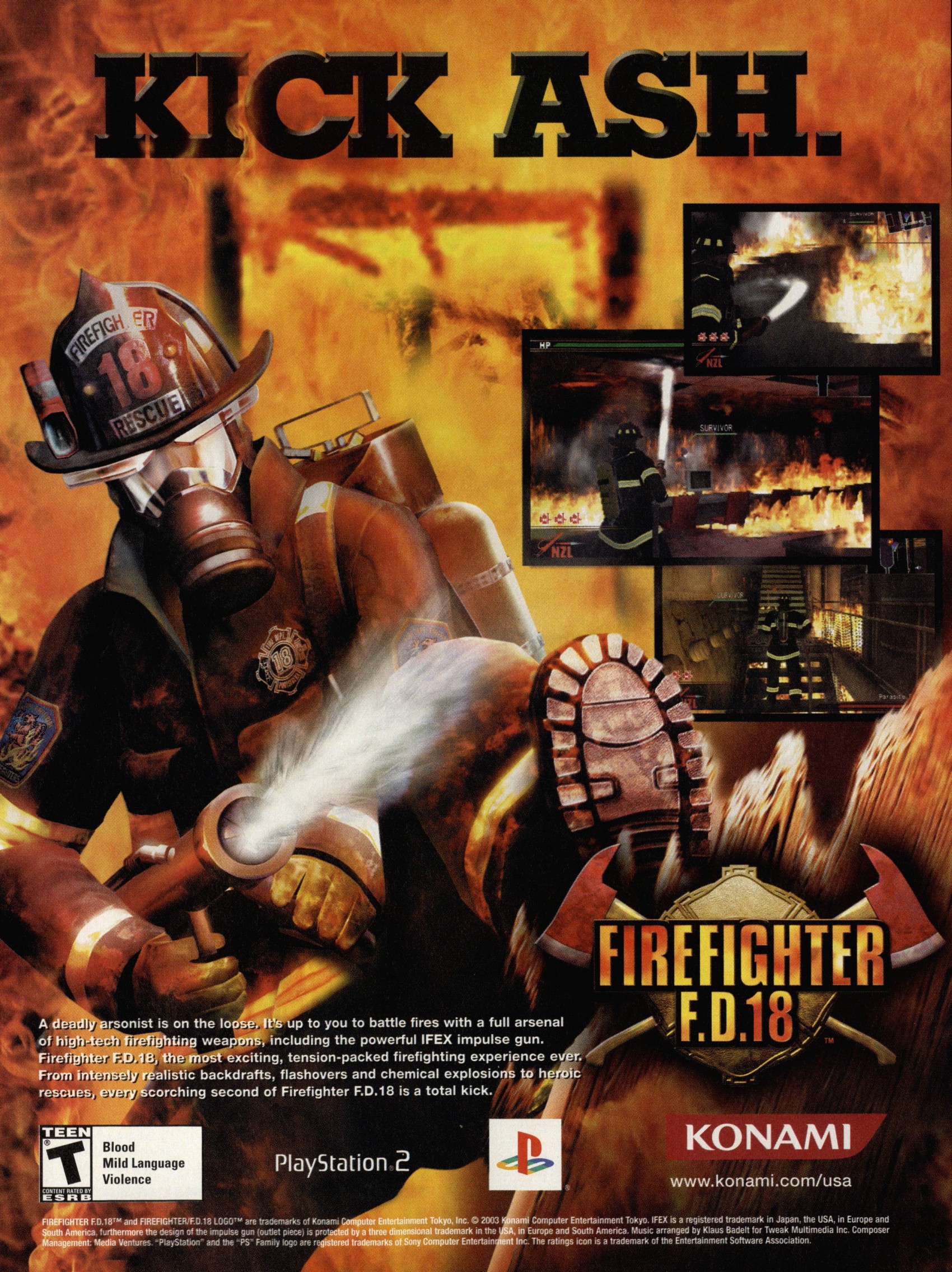 FIREFIGHTER F.D. 18 (NTSC-U) - USA ADVERT