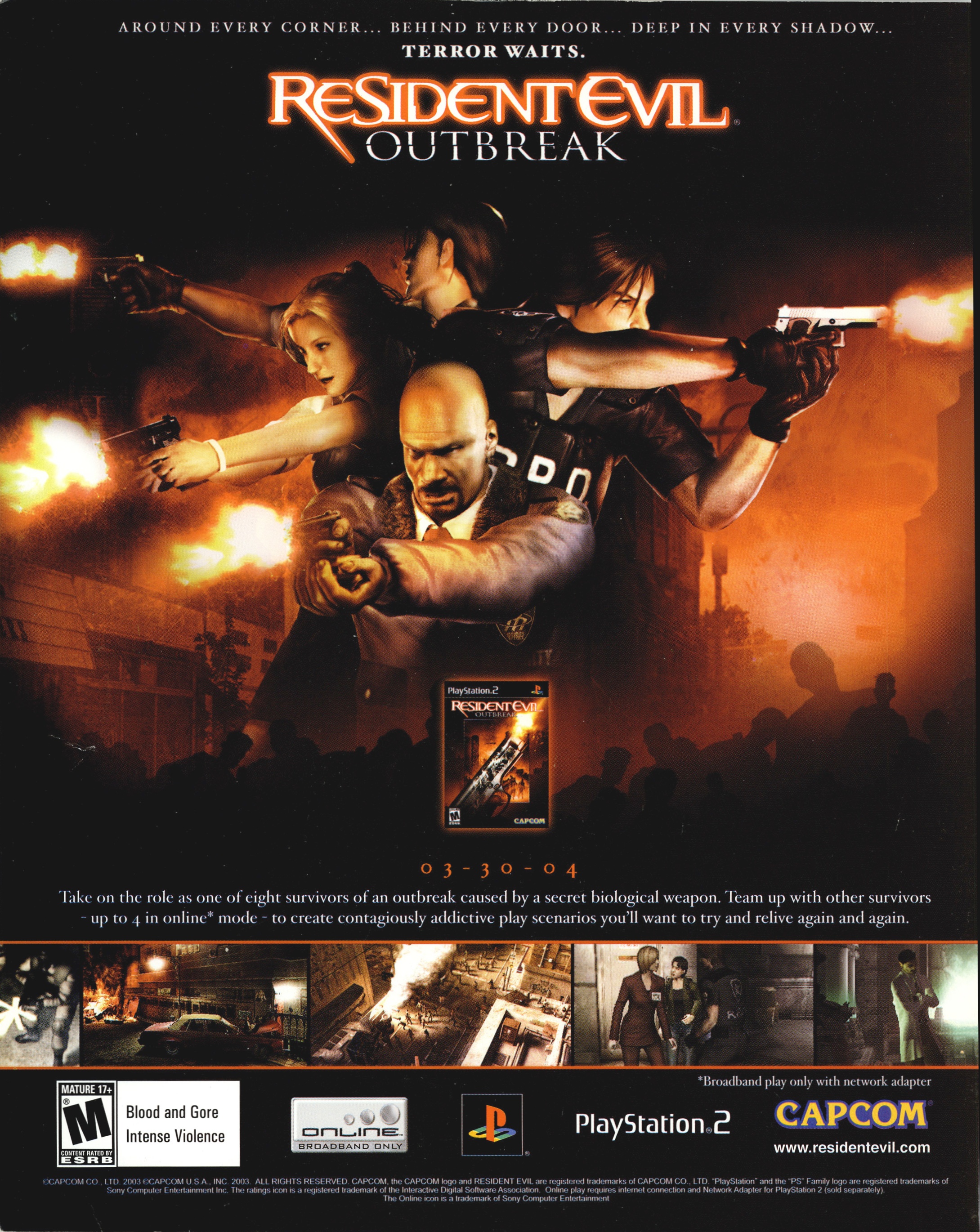 download resident evil outbreak file 2 flashback