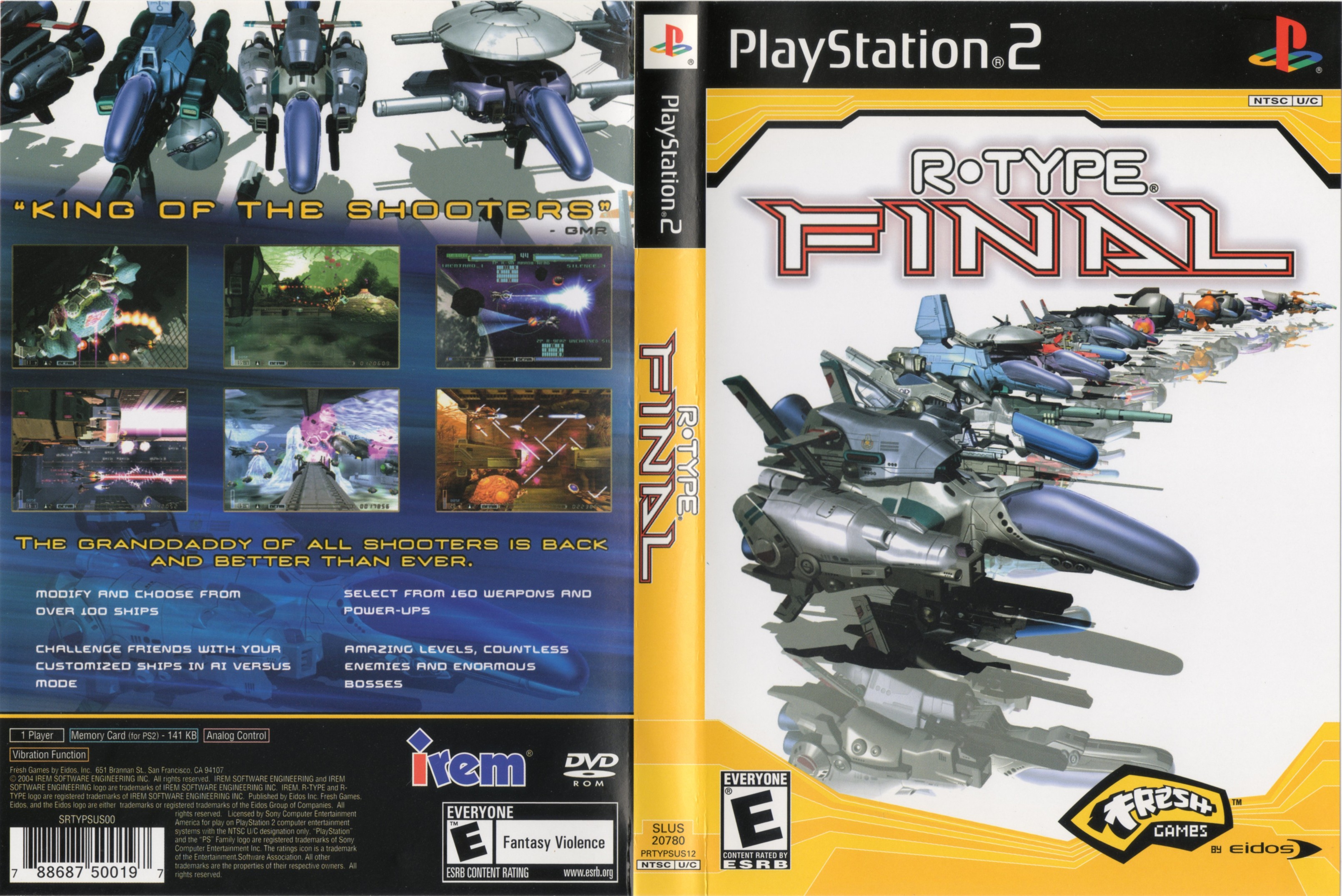 R-TYPE FINAL (NTSC-U) - FRONT