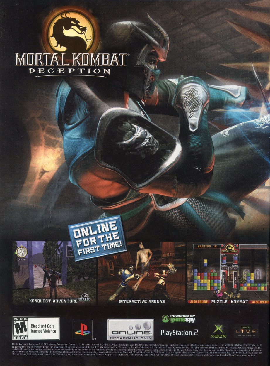 Mortal Kombat: Deception official promotional image - MobyGames