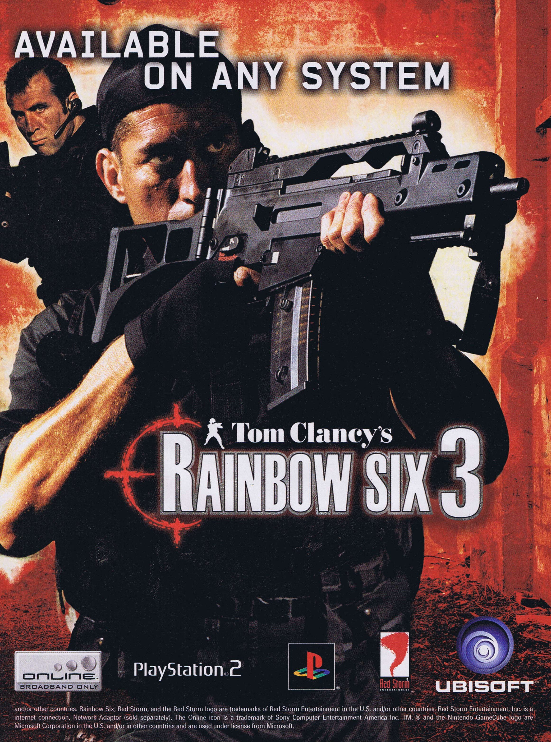 Playstation 2 Sony PS2 - Tom Clancy's Rainbow Six 3 Complete