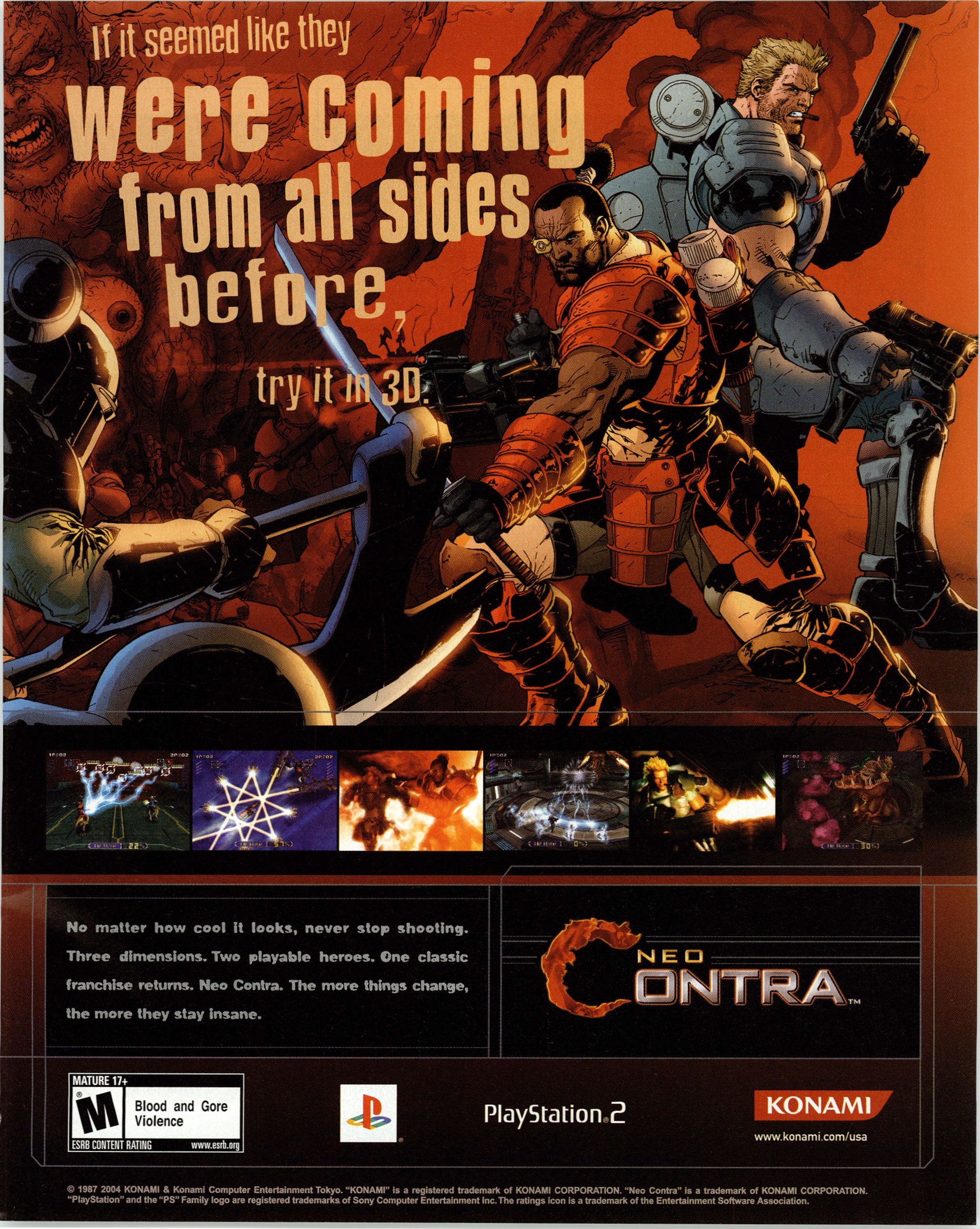Neo Contra PS2 cover
