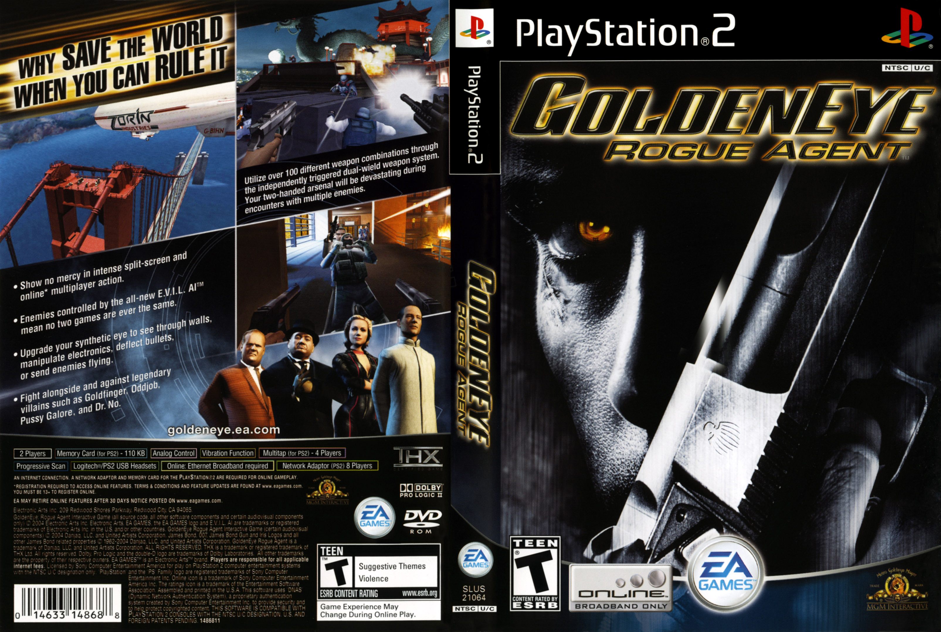 007 - GOLDENEYE - ROGUE AGENT - (NTSC-U)